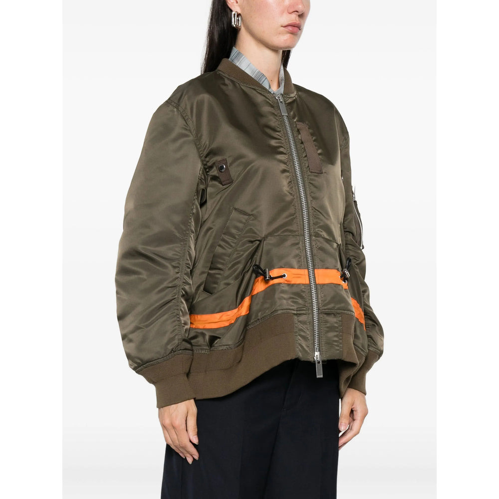Sacai Brown Jackets - Bomber Jackets Women - 4