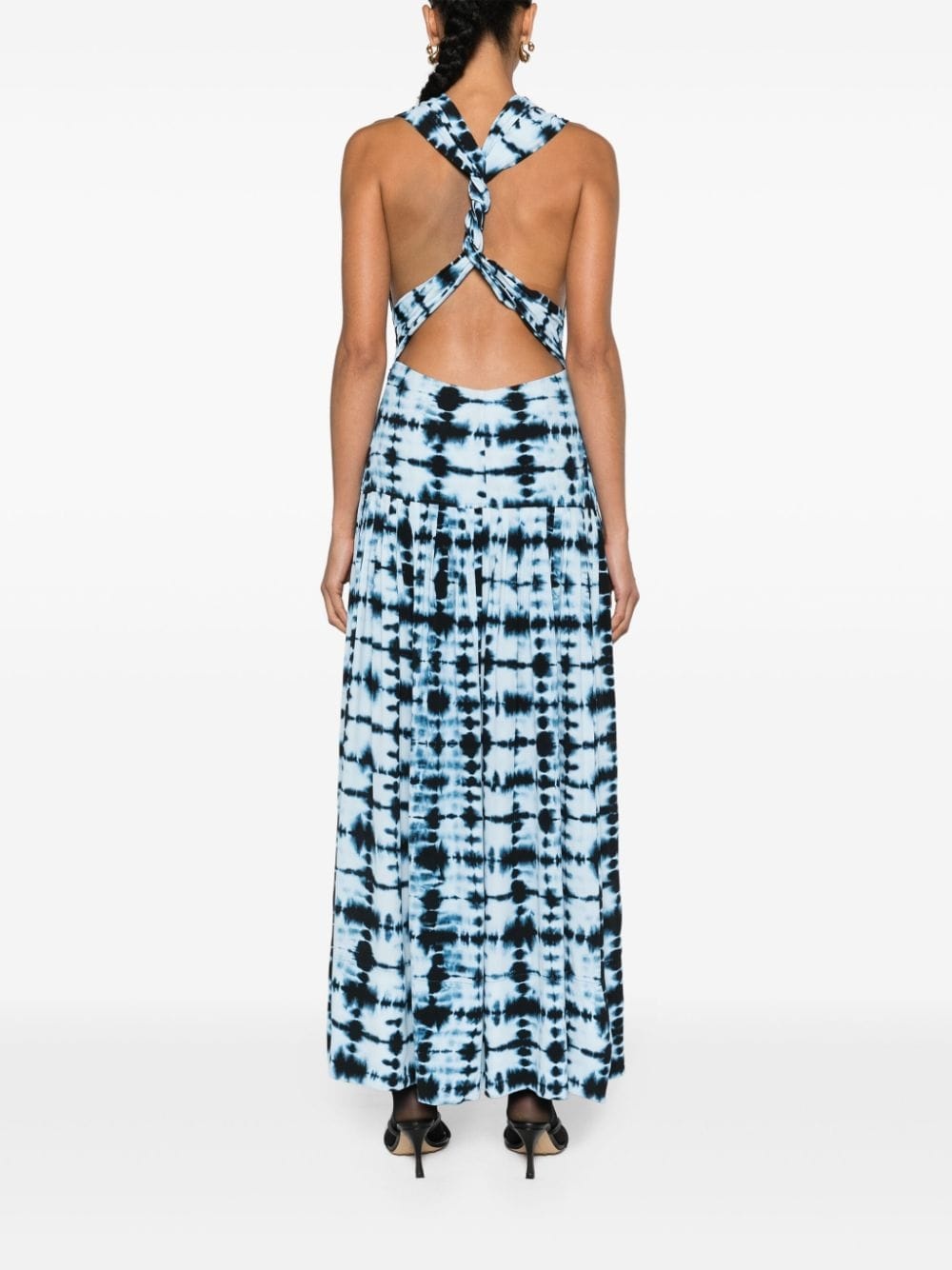 Simone tie-dye midi dress - 4