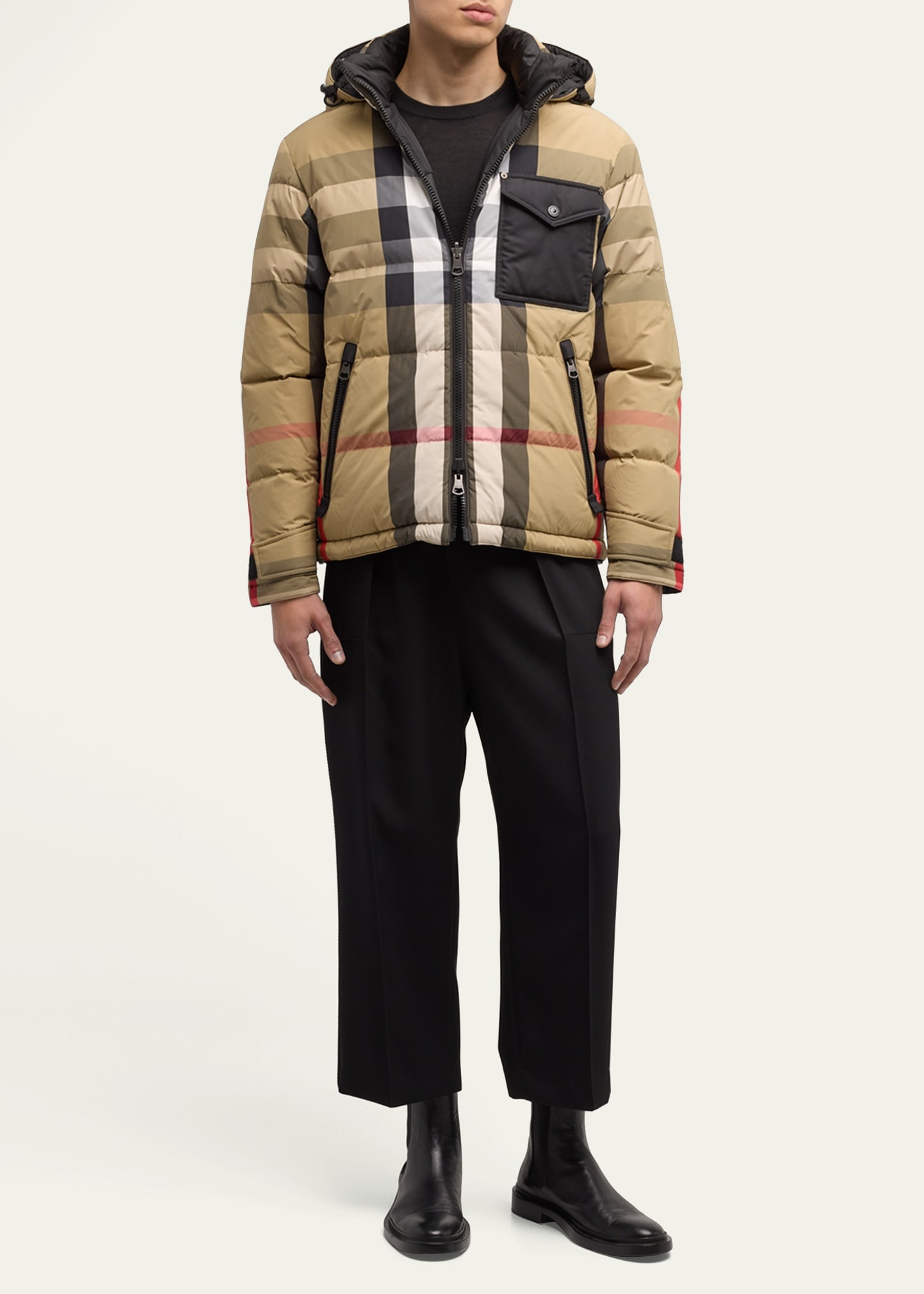 Men's Rutland Check Puffer Jacket - 2
