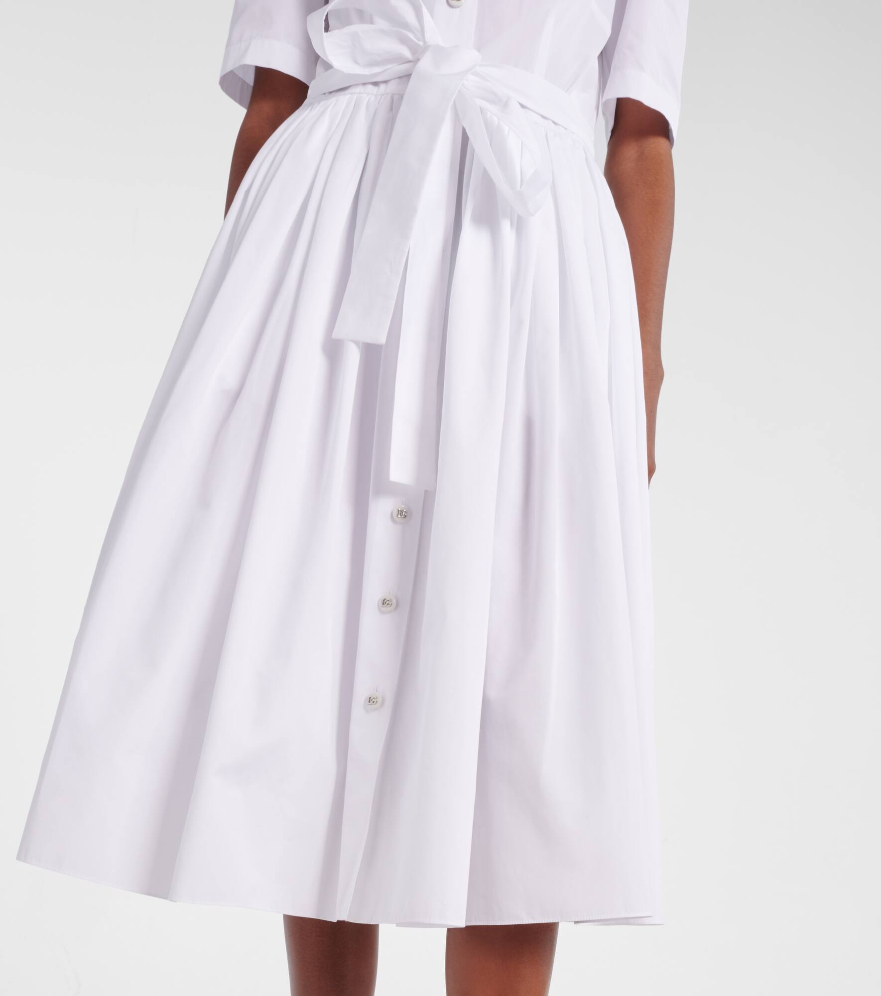 Cotton poplin shirt dress - 5