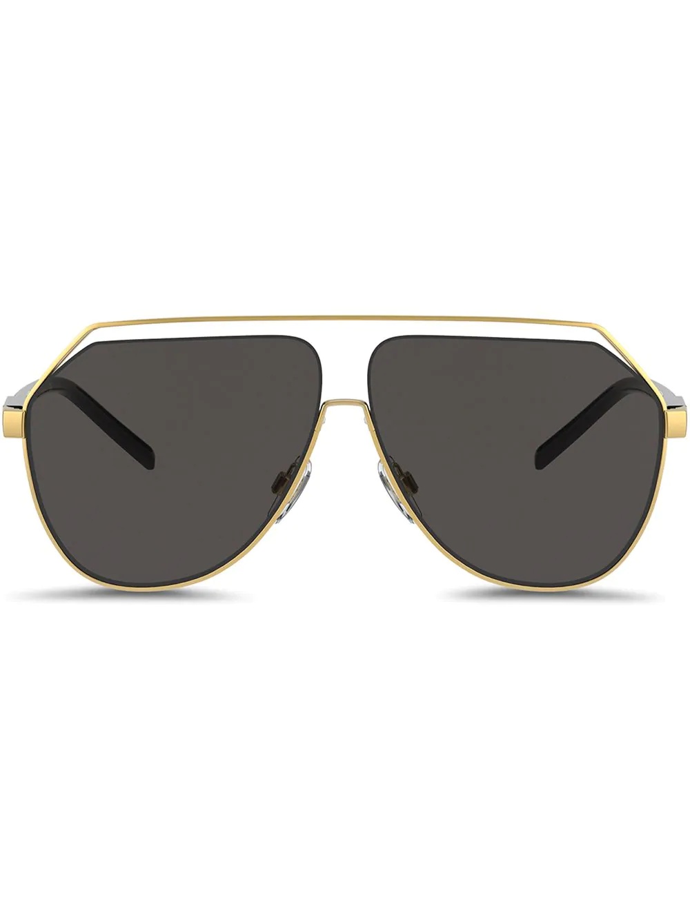 Gros grain hexagonal sunglasses - 1