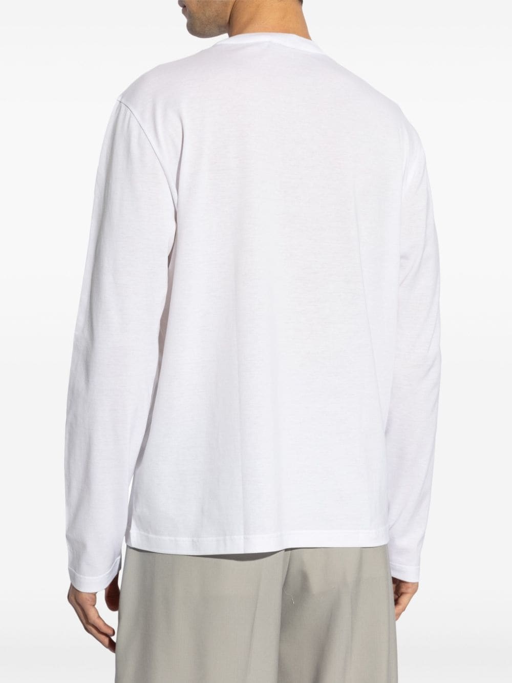 crew-neck cotton T-shirt - 4