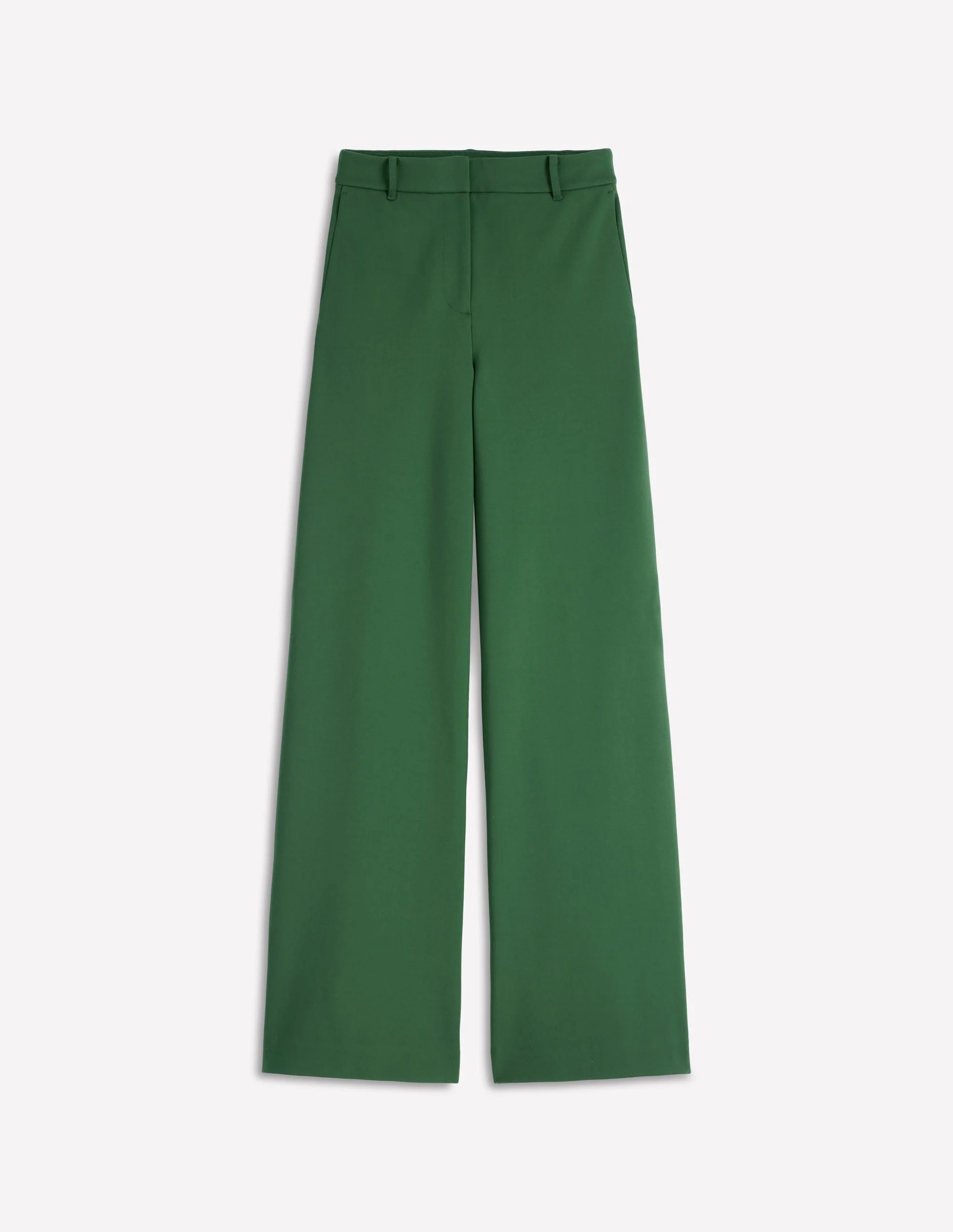 Belgravia Ponte Pants-Hunter Green - 1