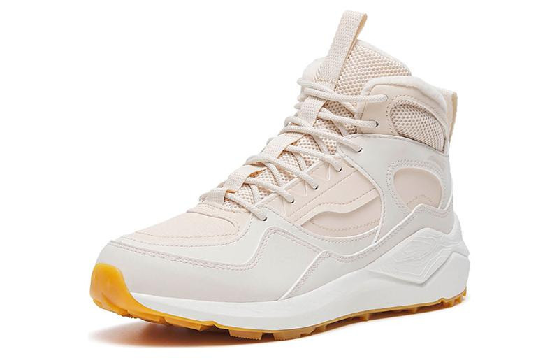 ANTA (WMNS) ANTA Fleeced High Top Casual Shoes 'White Pink' 122248992-1 outlook