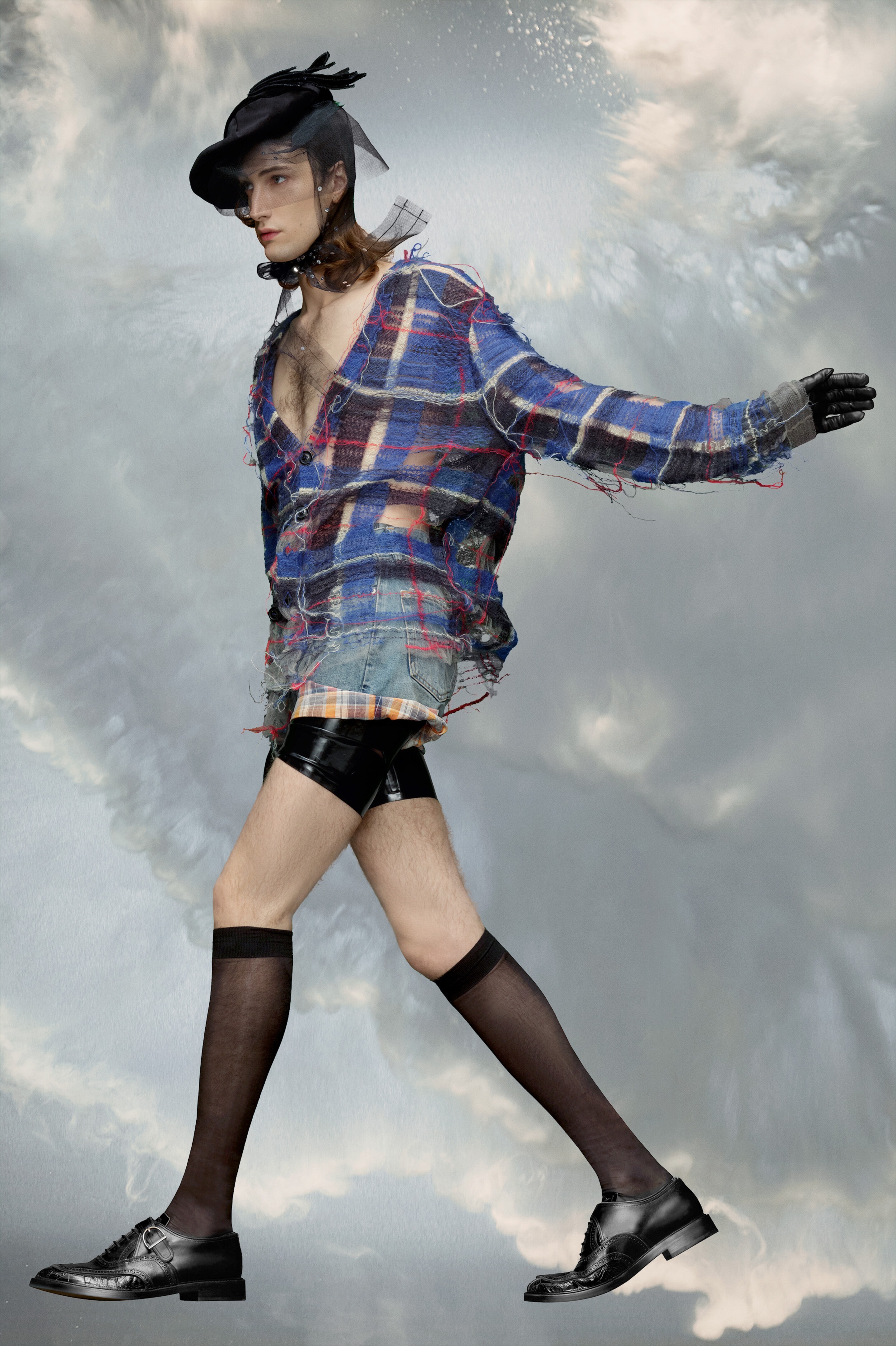 Distressed knit cardigan - 3