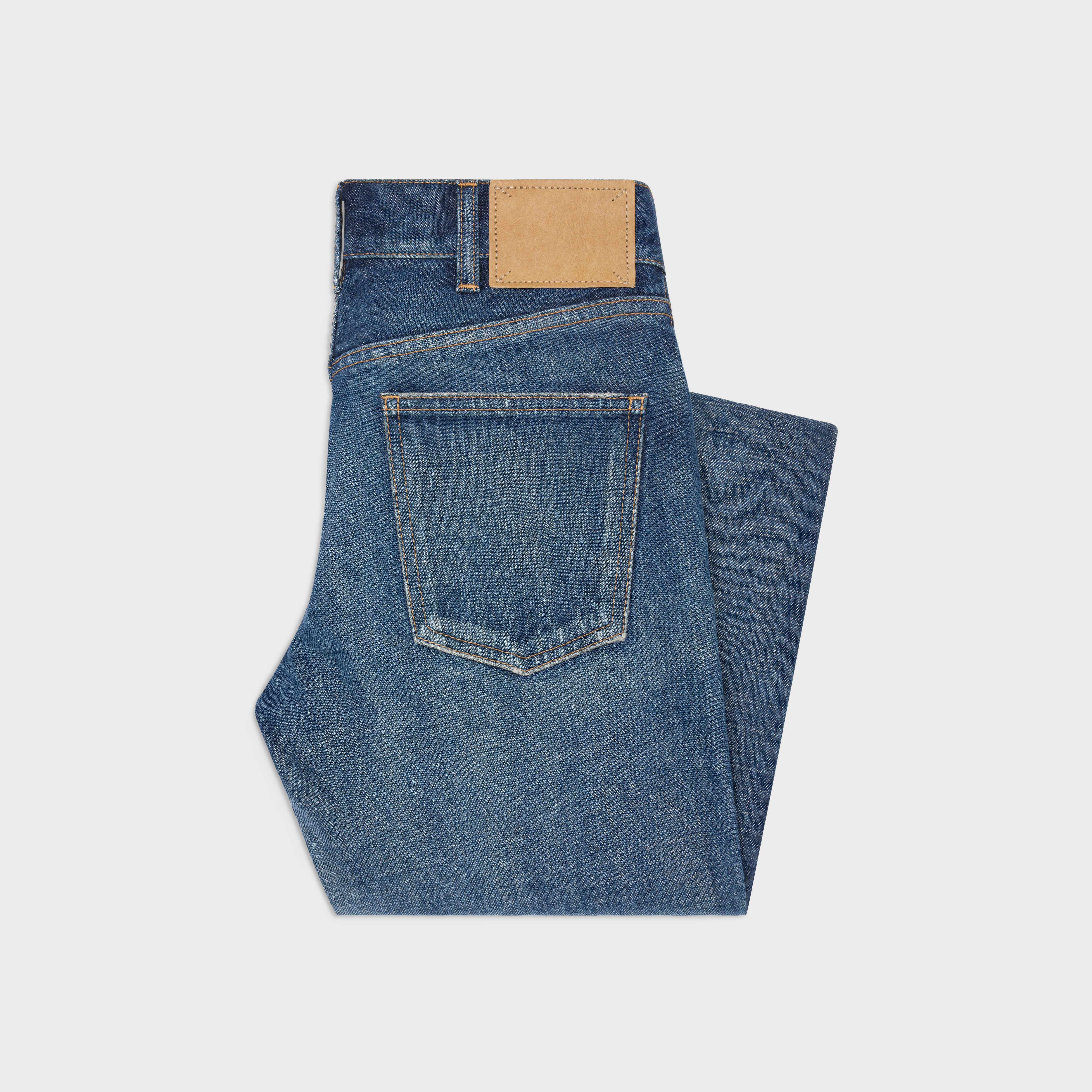 関税込 CELINE lulu jeans in raw wash black denim lulu jeans in raw wash black denim - RAW WASH | CELINE