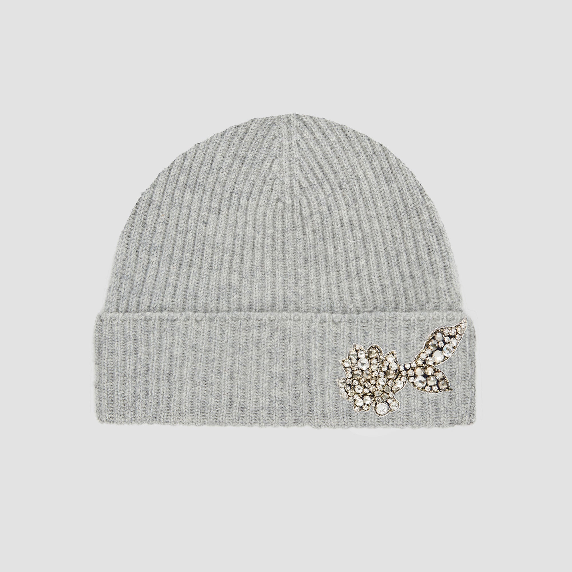 EMBROIDERED KNITTED HAT - 1