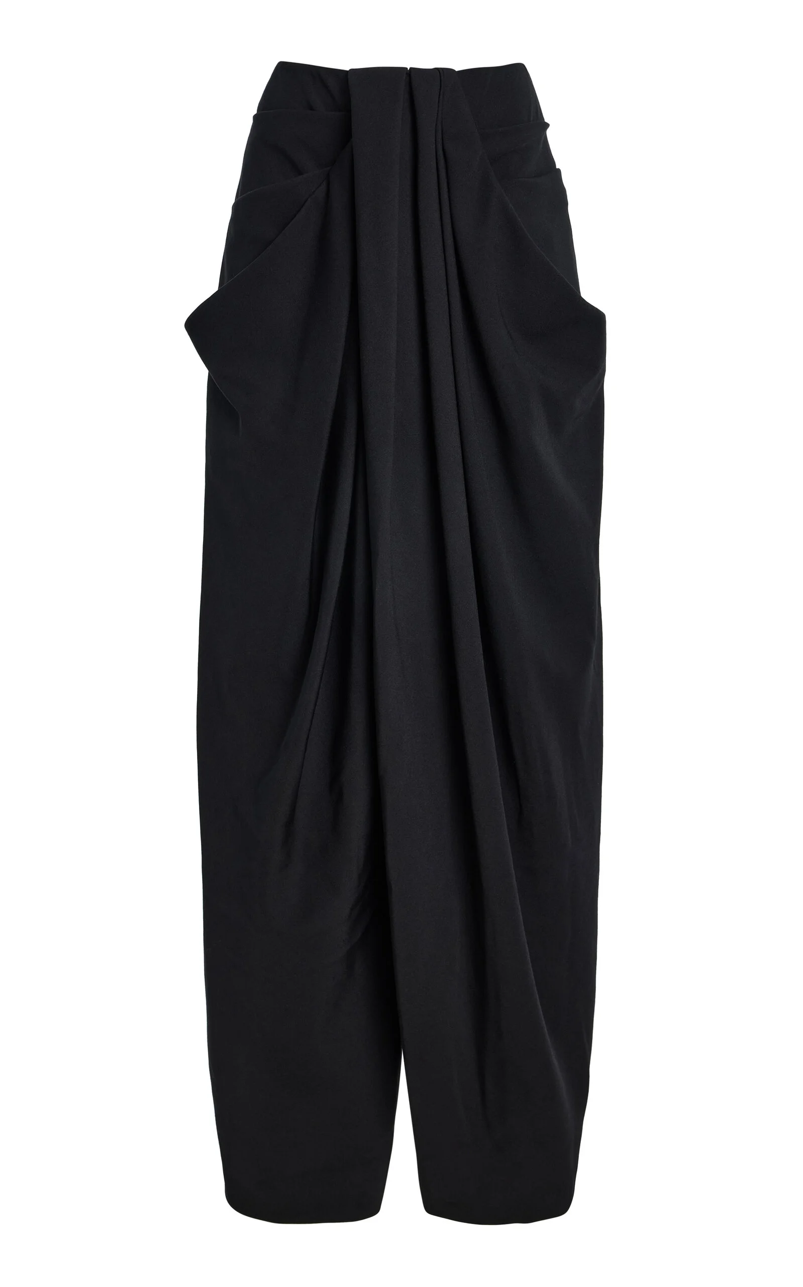 Grain de Poudre Wool Loose Pants - 1