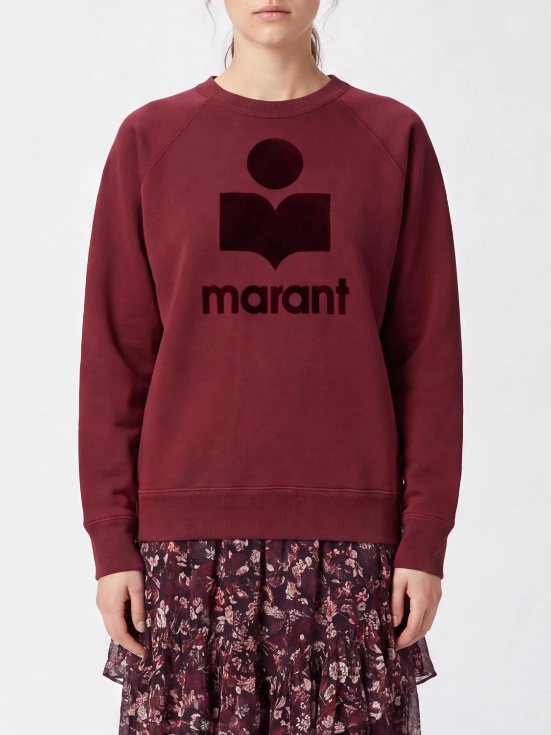 ISABEL MARANT ETOILE Sweatshirt Woman color Burgundy - 1
