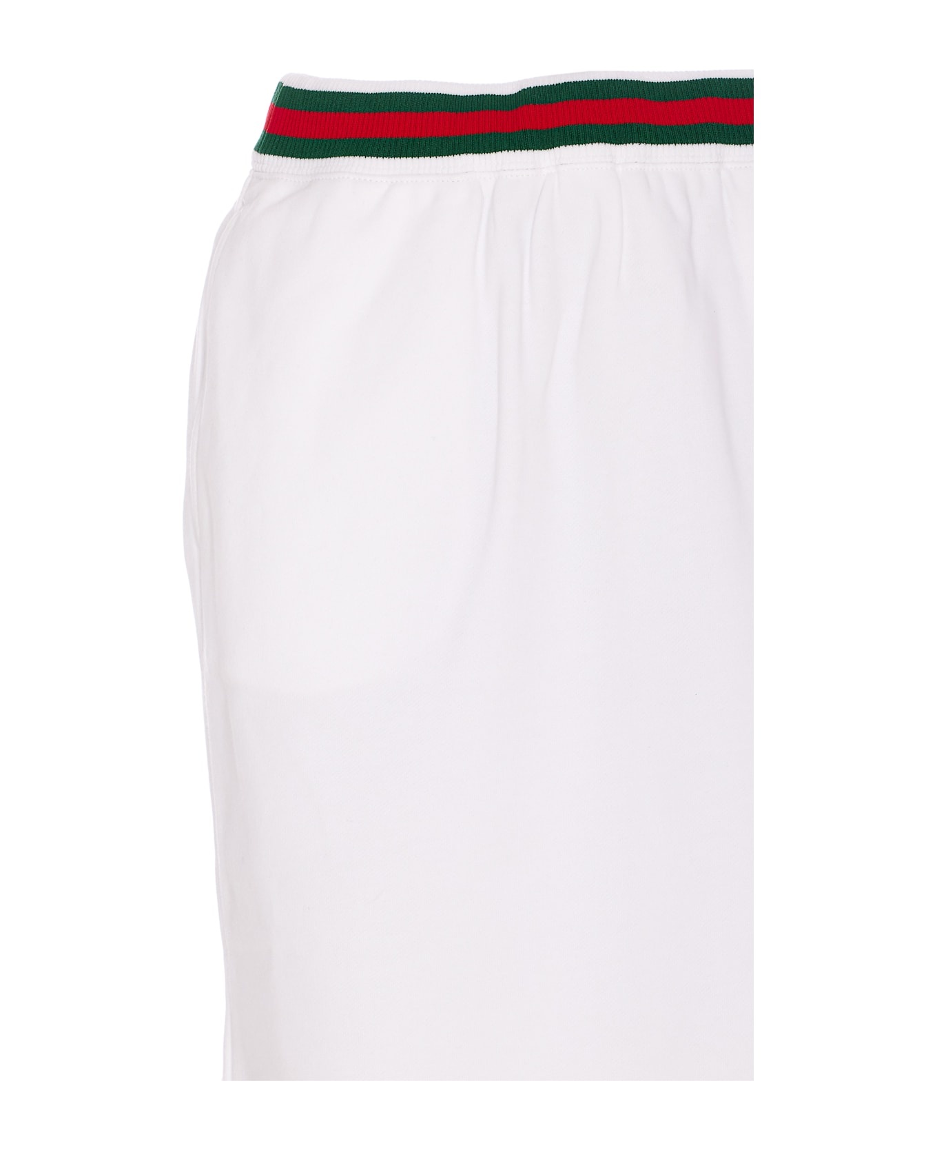 Jersey Skirt With Web Print - 4