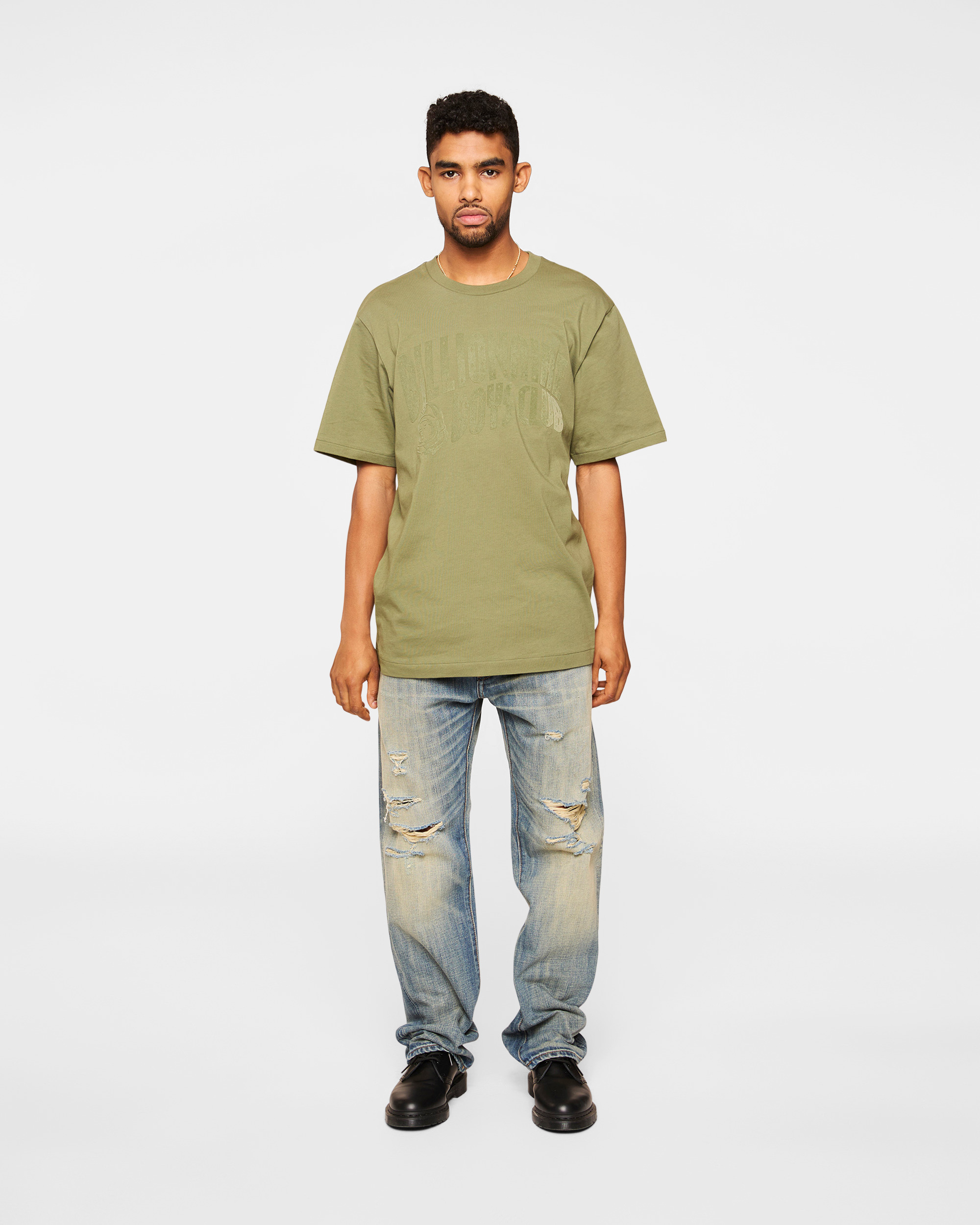 FLOCKED LOGO TEE - 3