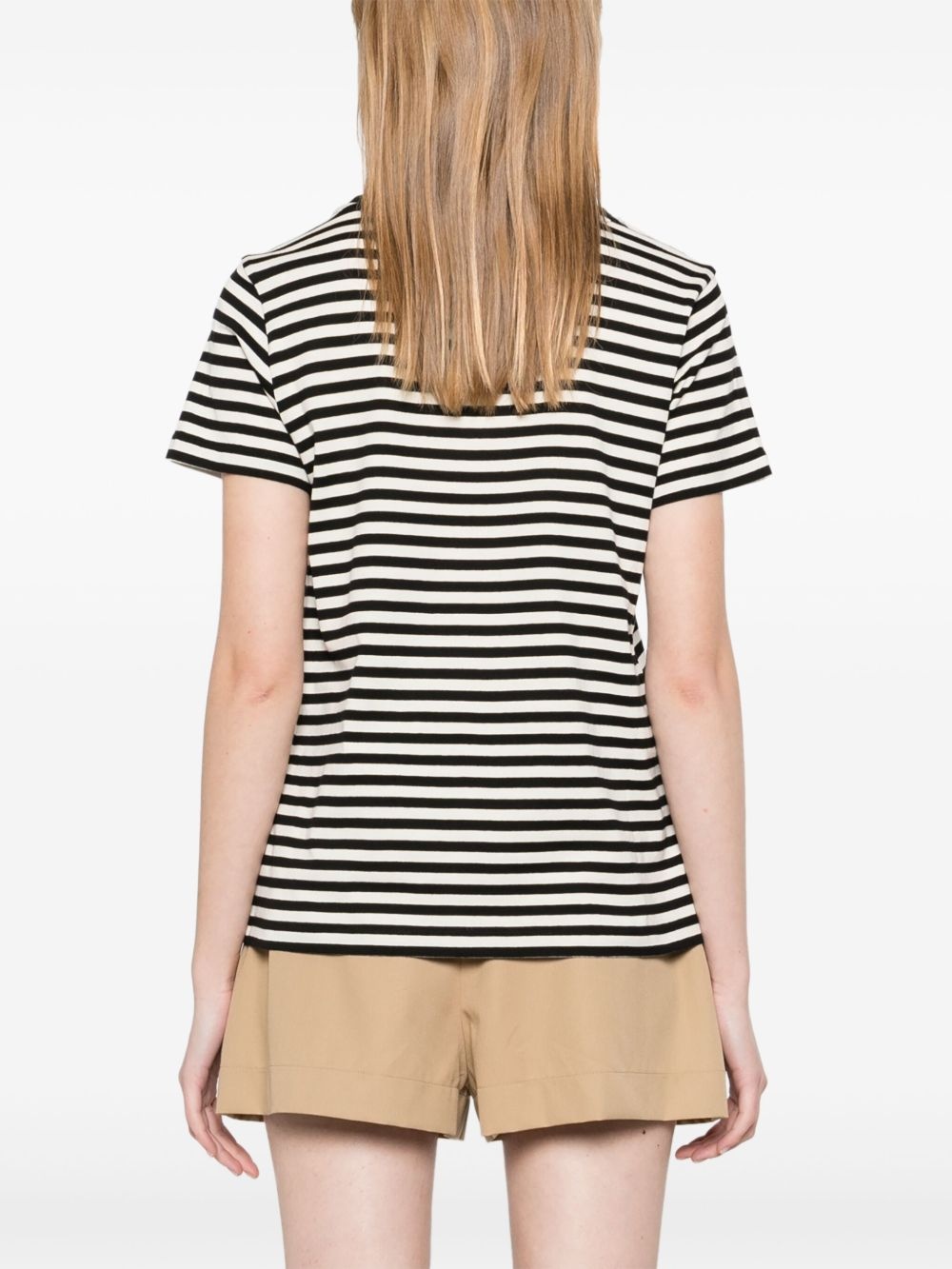 striped cotton T-shirt - 4