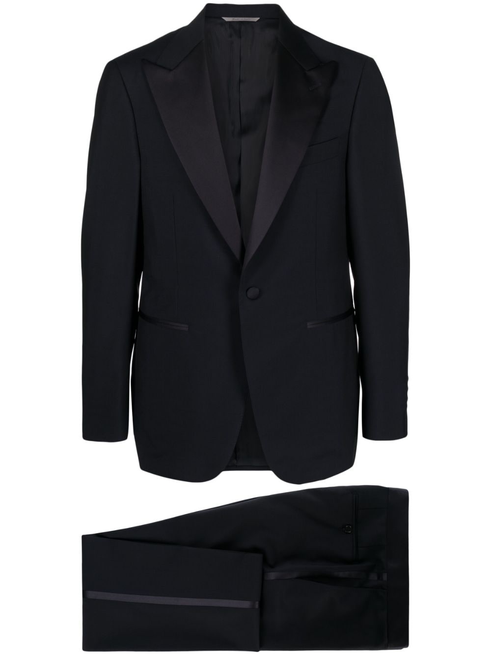 single-breasted two-piece suit - 1