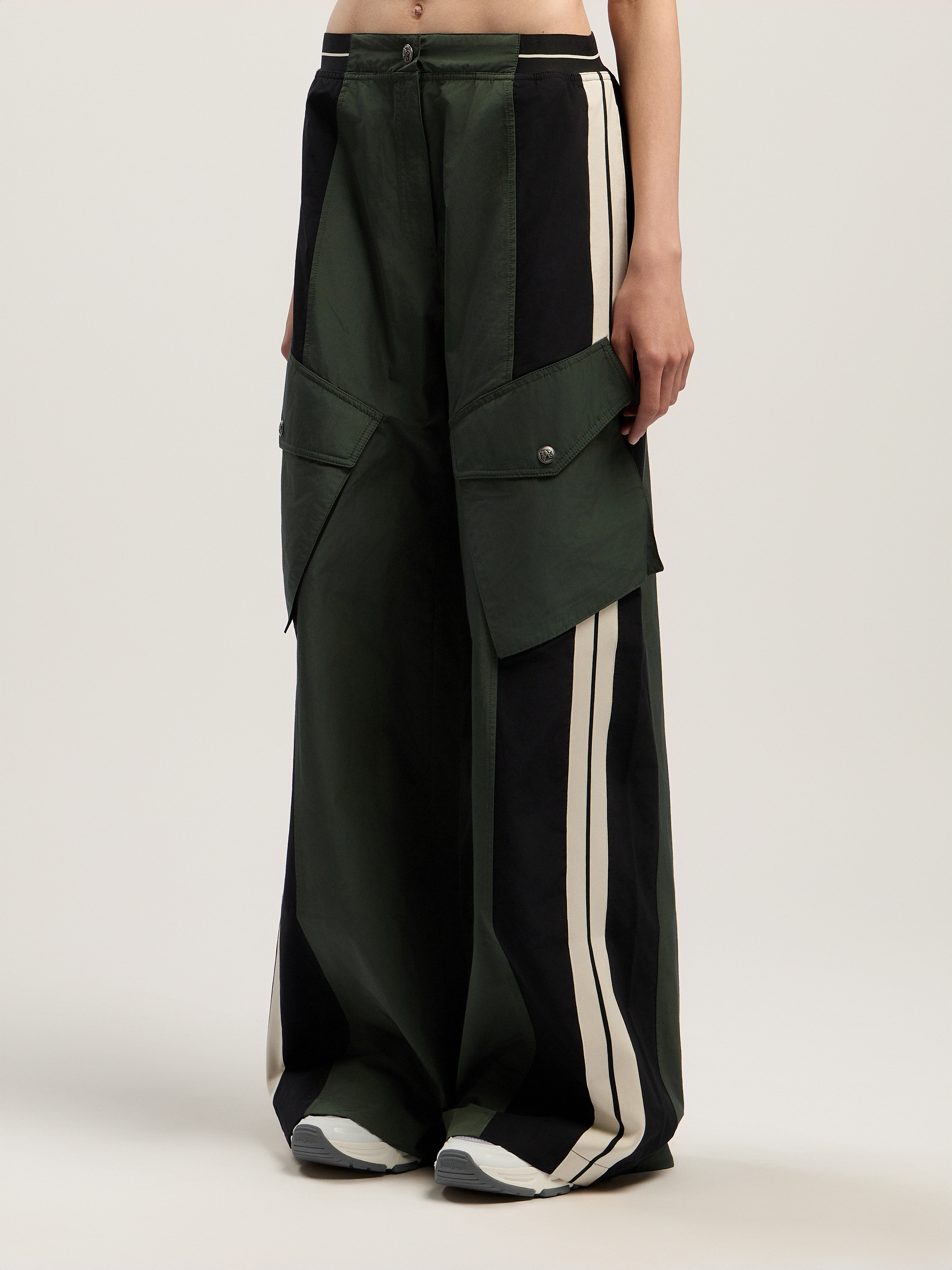 Colorblock Cargo Pants - 3