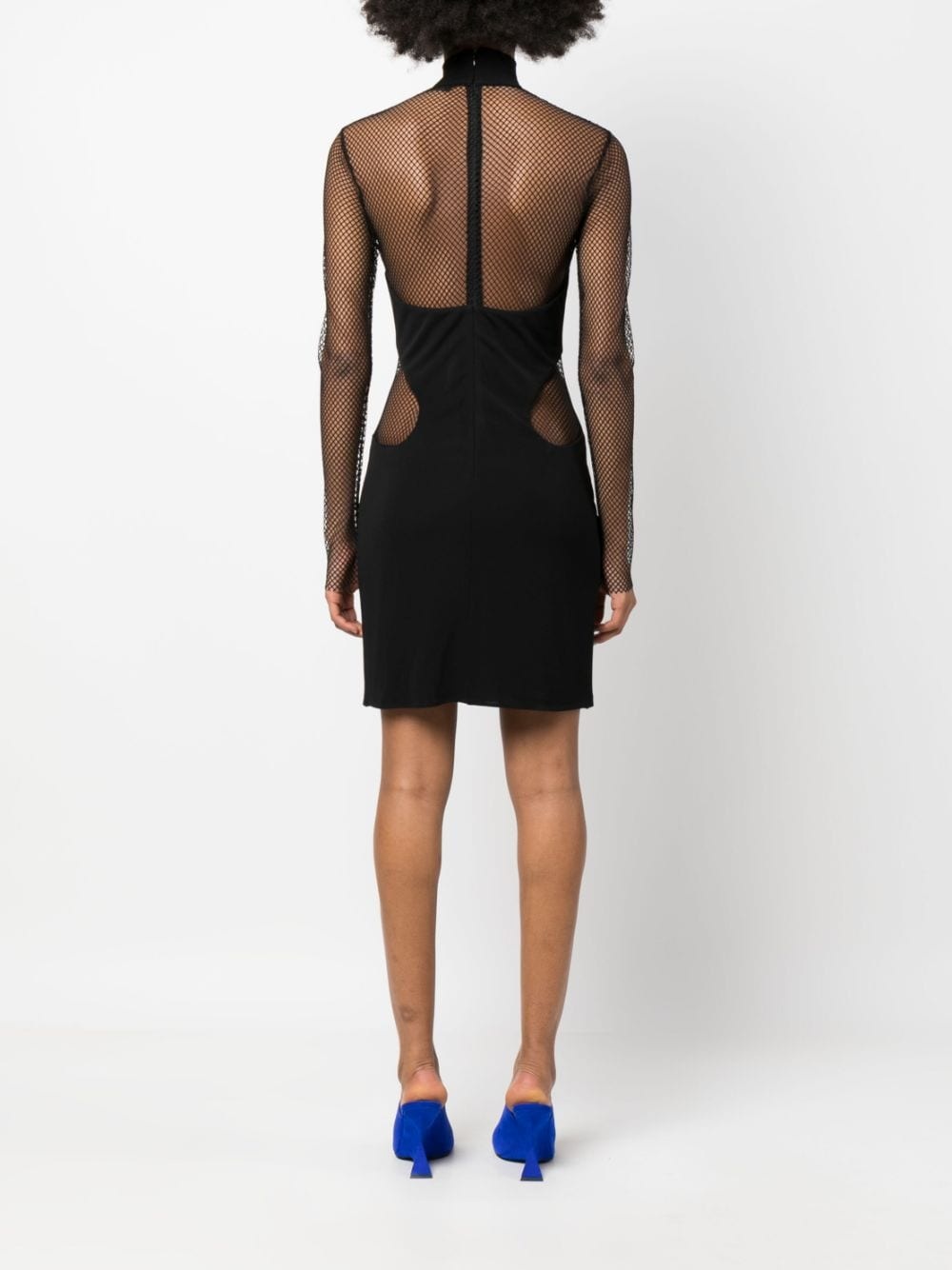 Illusion mesh-panel minidress - 4