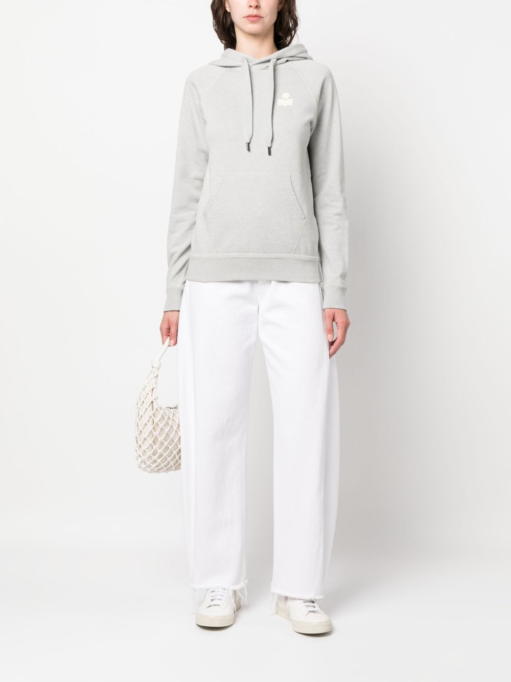 Malibu flocked-logo hoodie - 2