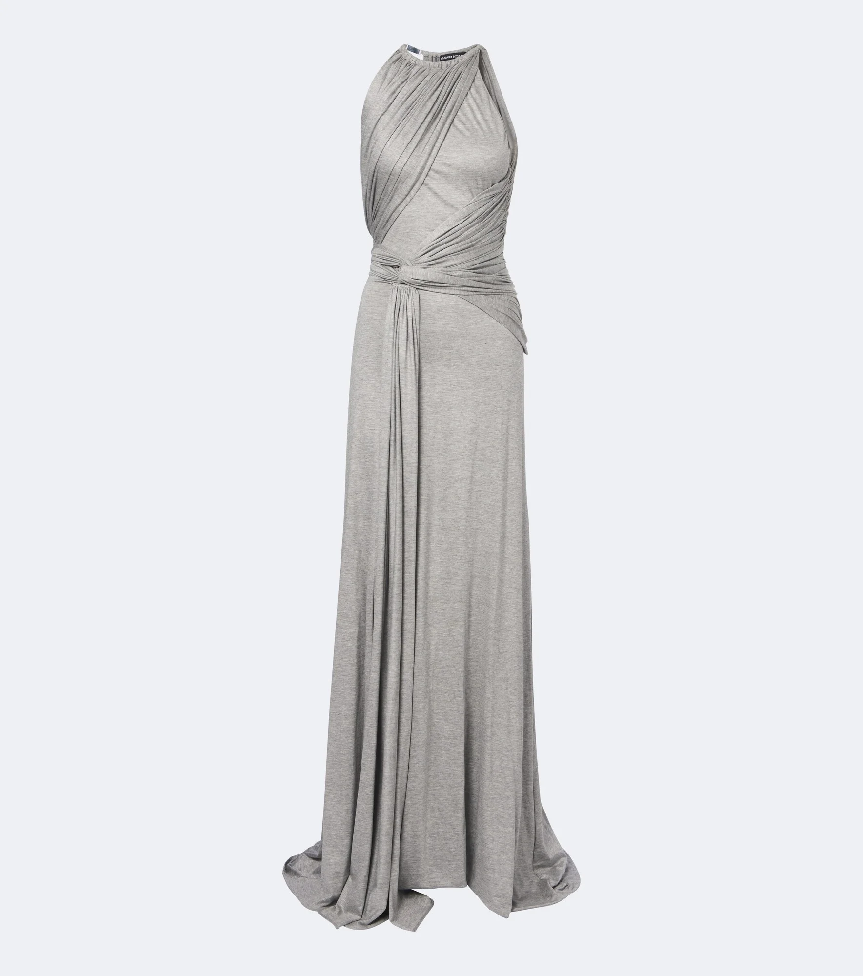 Draped jersey gown - 1