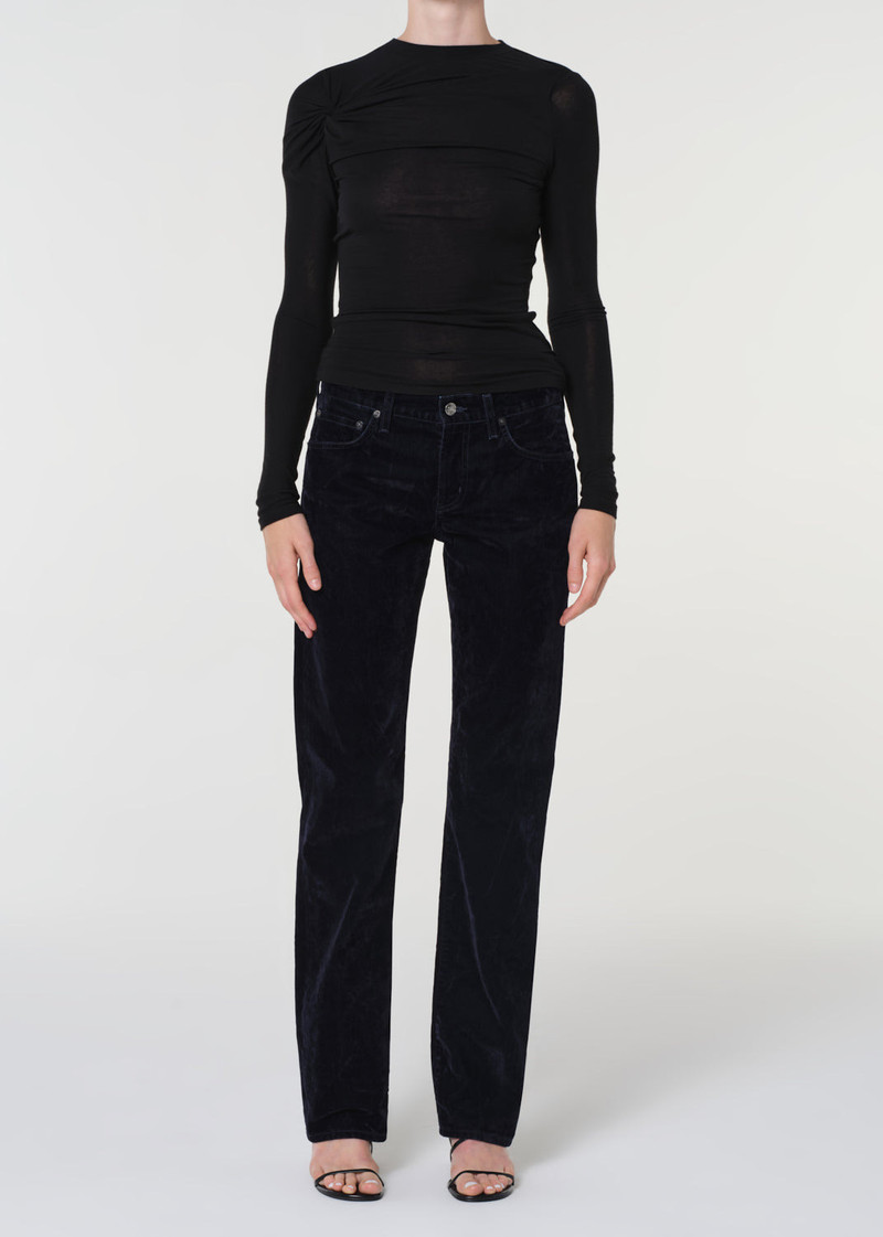 AGOLDE LOW RISE SLIM (VELVET) IN BLUE CRUSH outlook