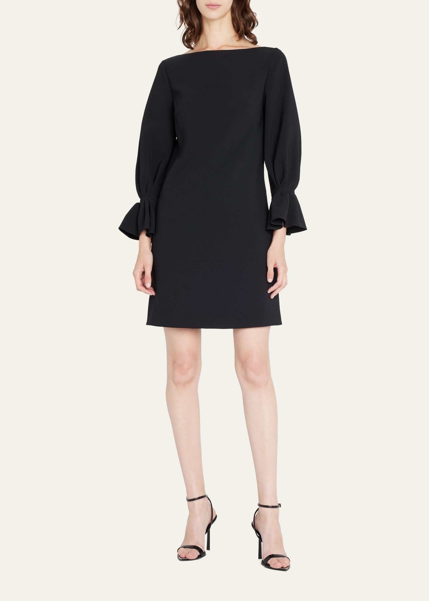 Ruffle-Cuff Shift Dress - 2