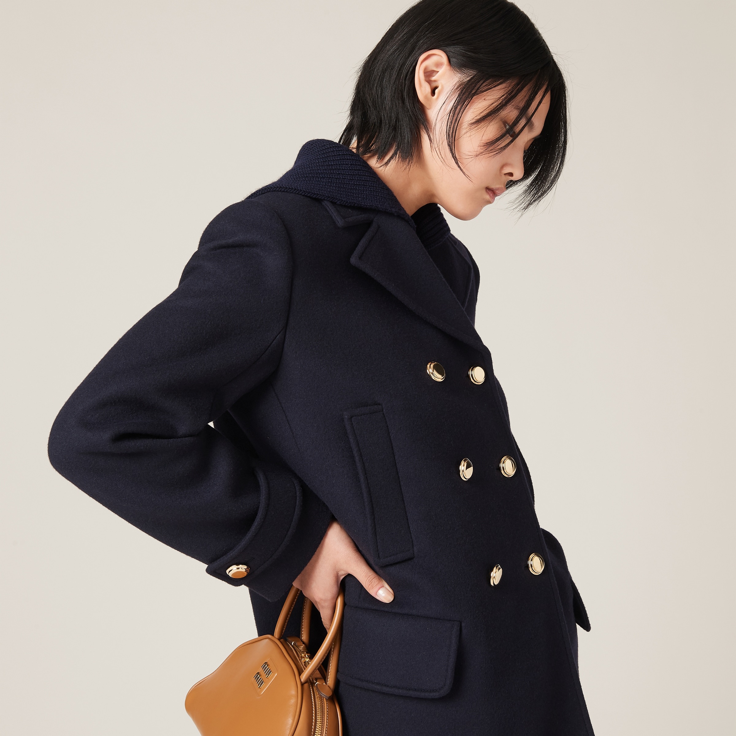Cloth peacoat - 4