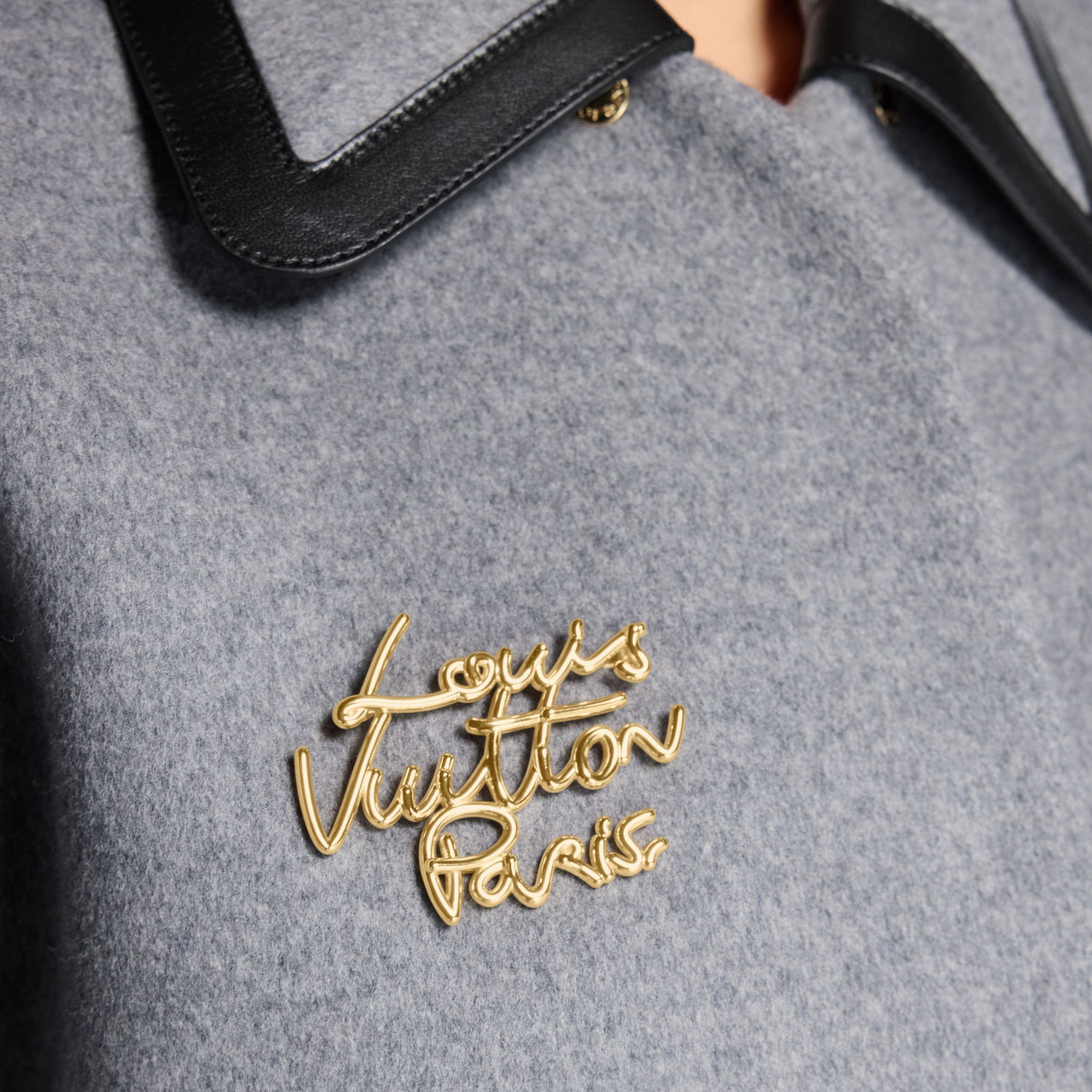 LV Script Brooch - 4