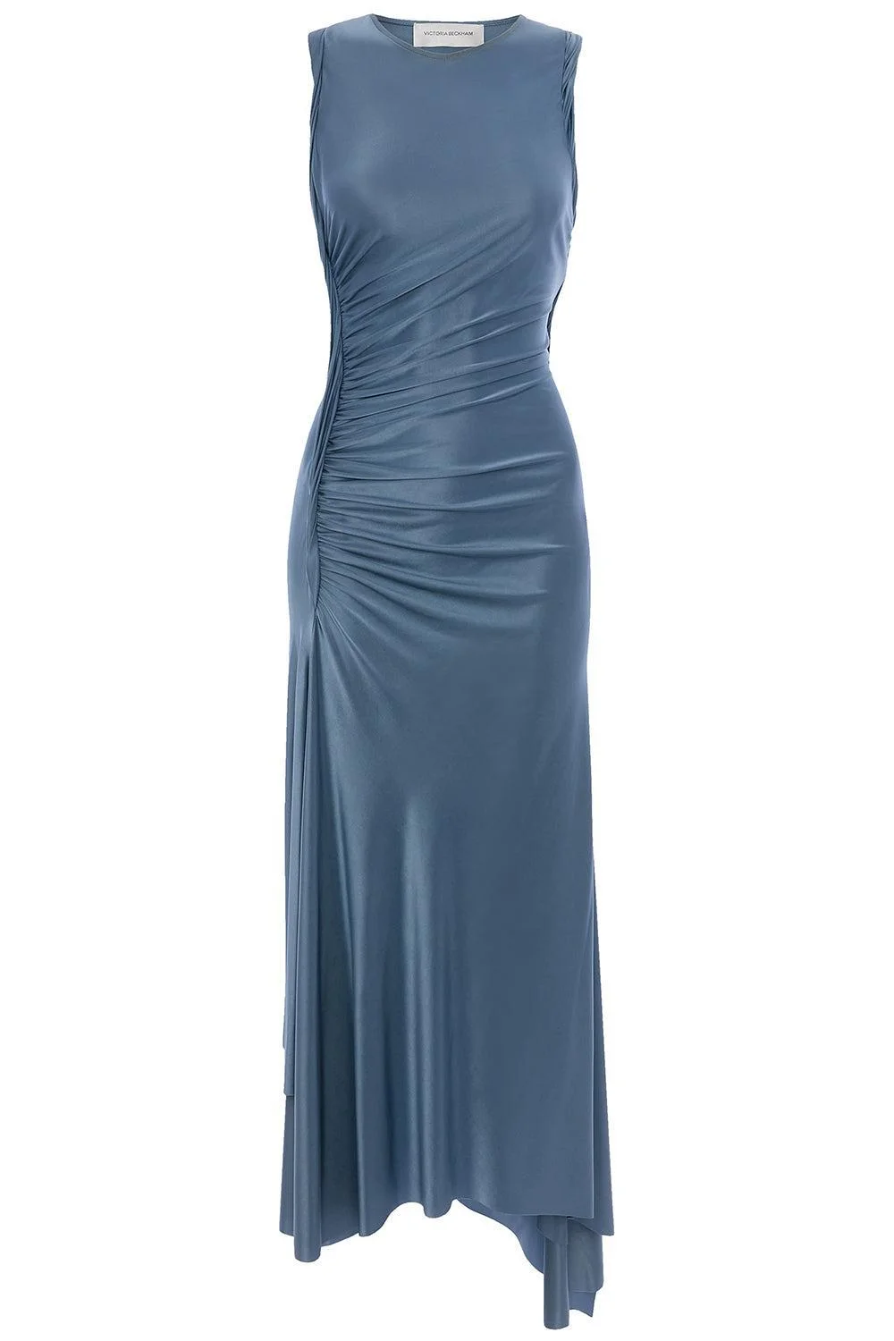 Sleeveless Twist Detail Dress - Stone - 1