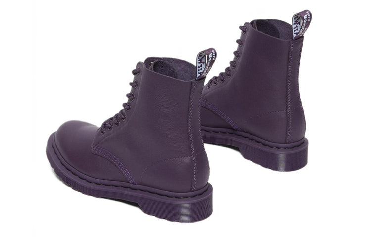 (WMNS) Dr. Martens 1460 Pascal Mono Lace Up Boots 'Blackcurrant' 27581628 - 4