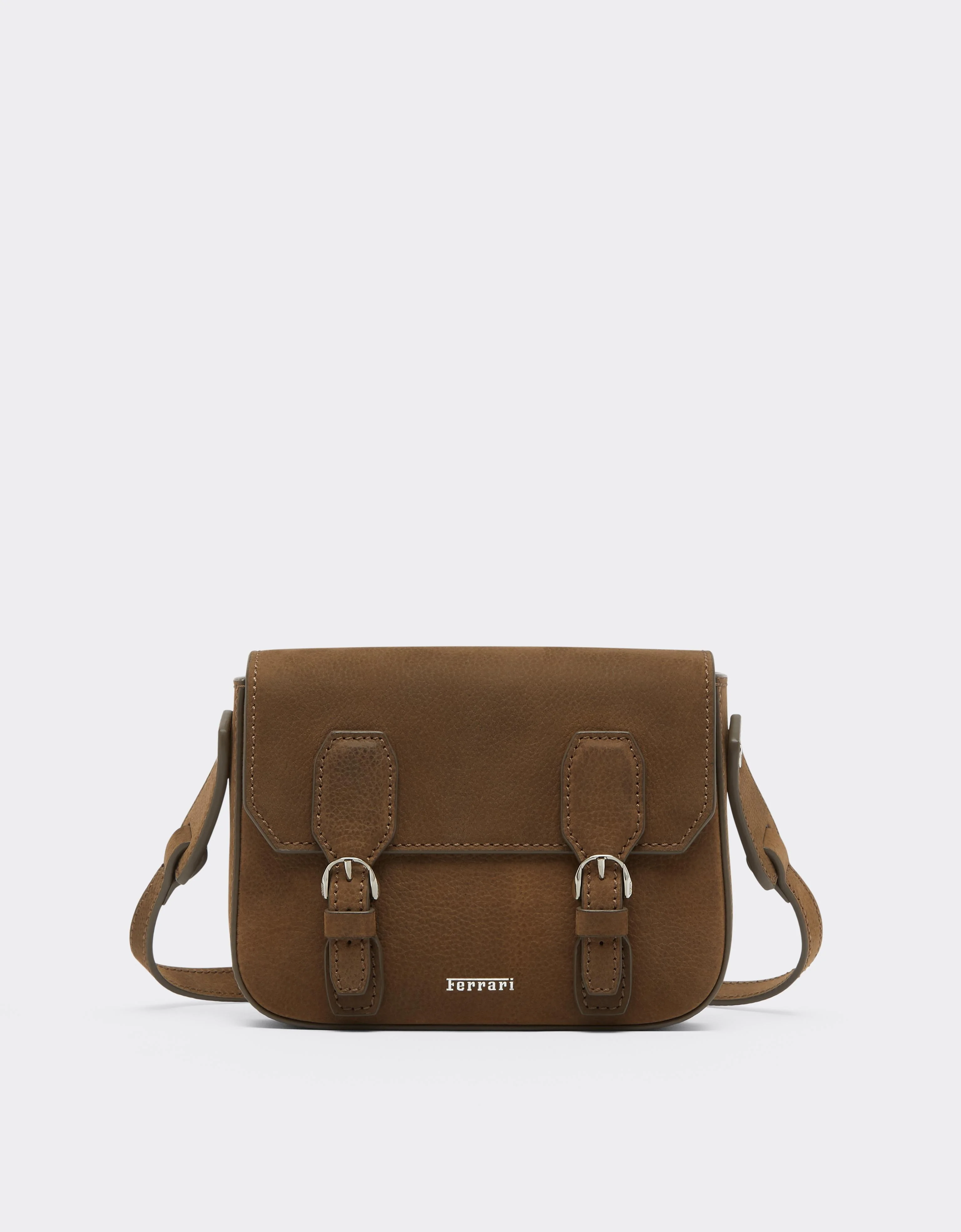 Waxed Leather Messenger Bag - 1