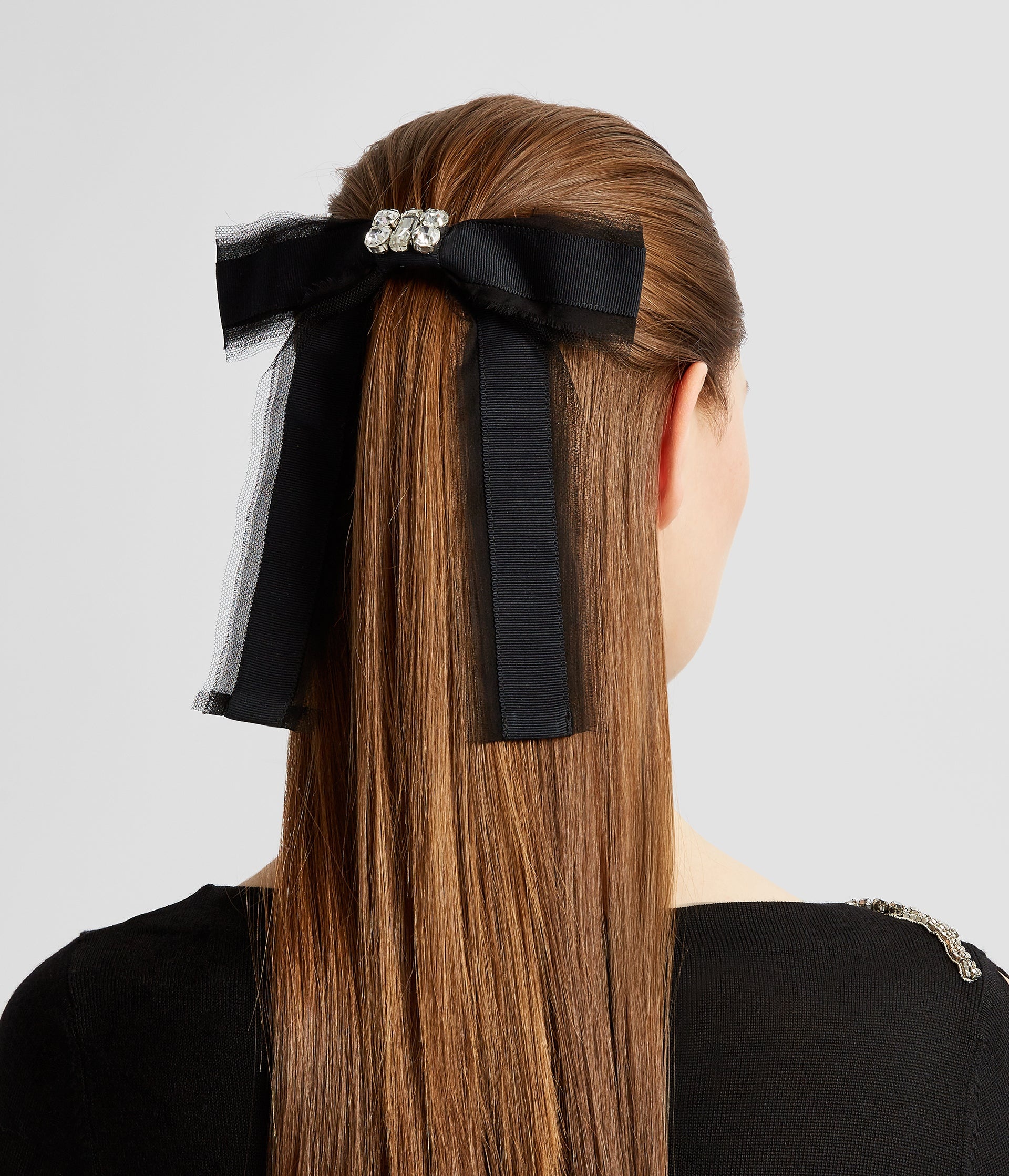 BOW HAIR BARRETTE - 2