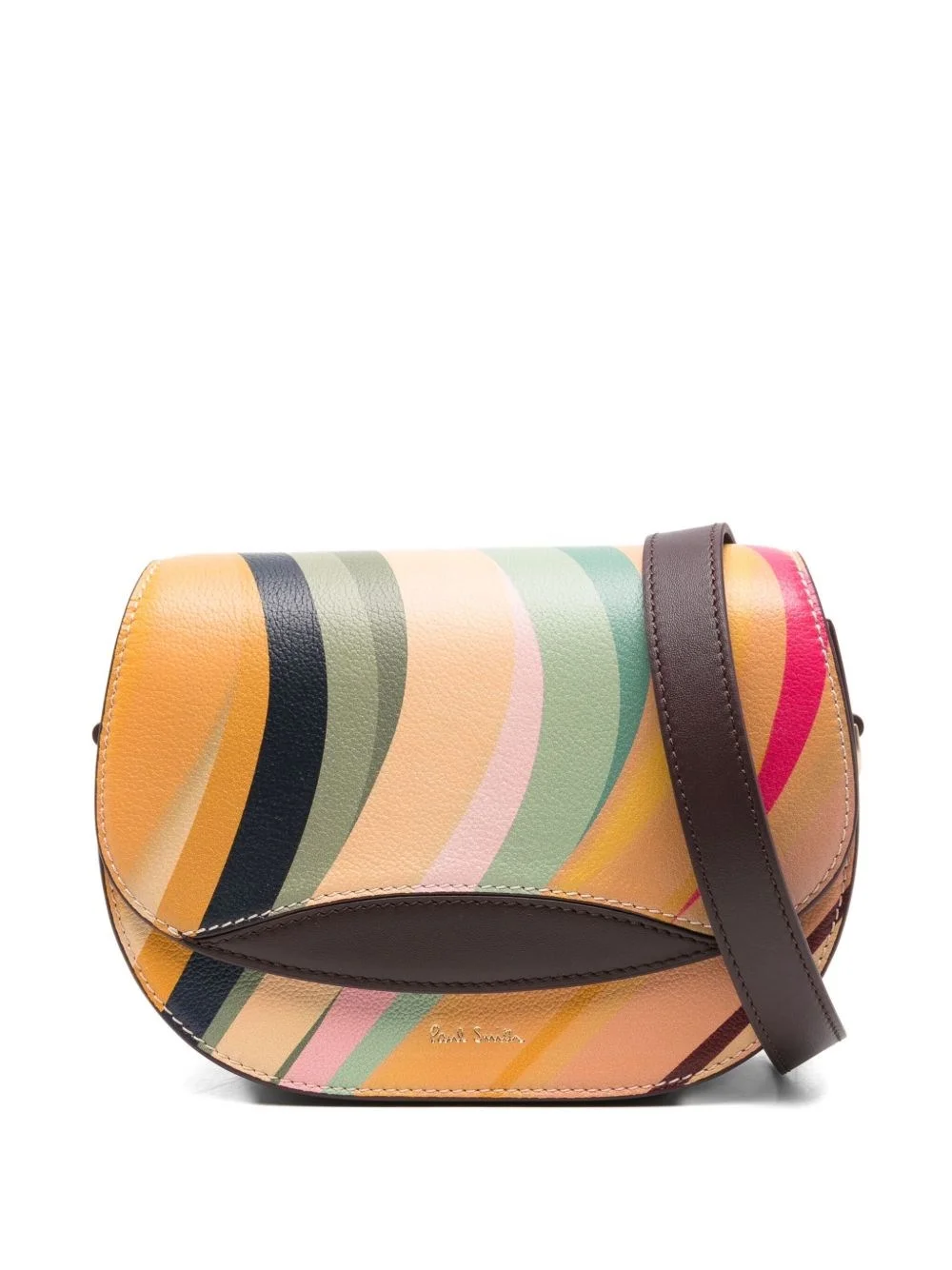 Swirl leather crossbody bag - 1