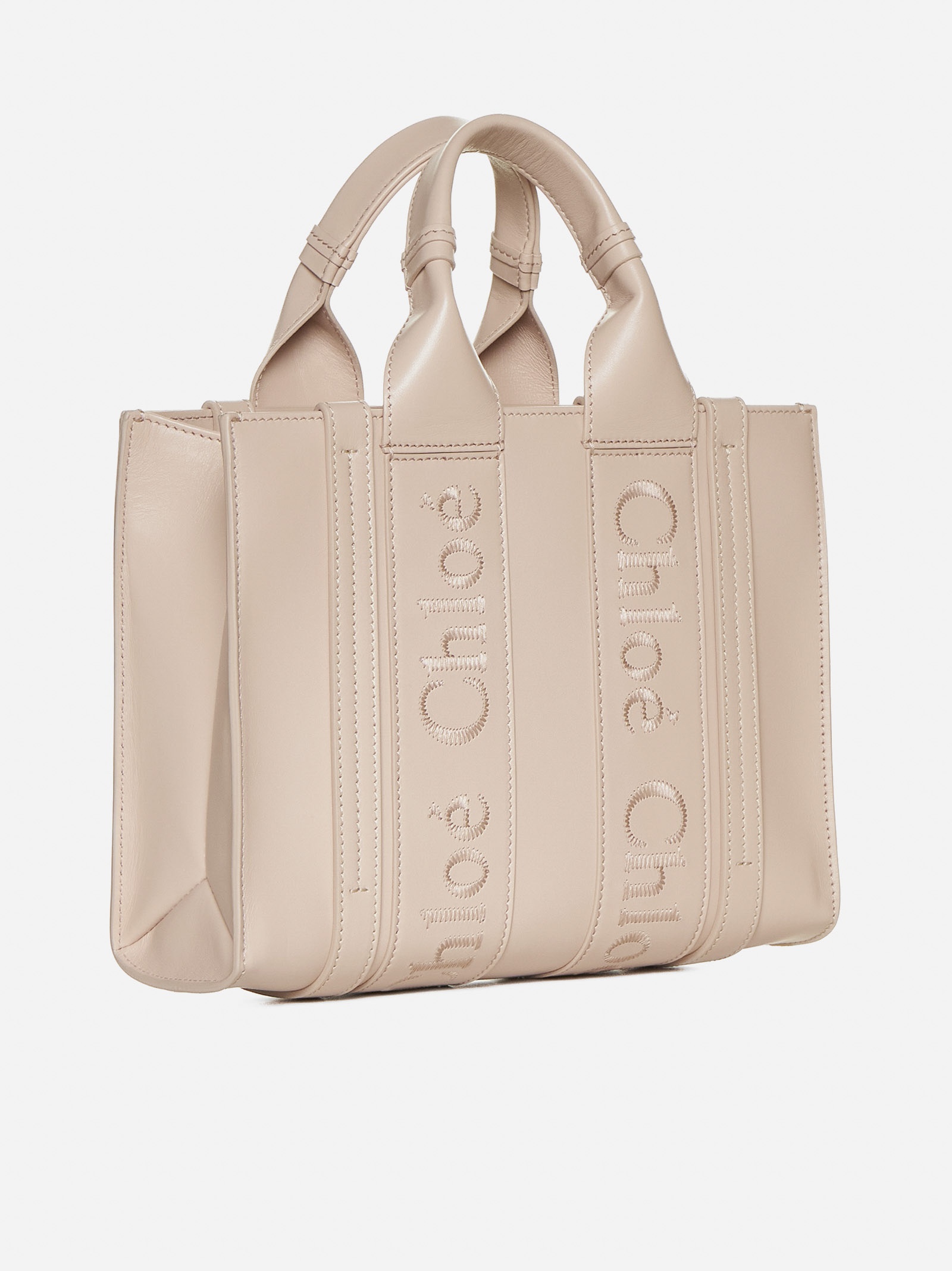 Chloé Woody small leather tote bag | danielloboutique