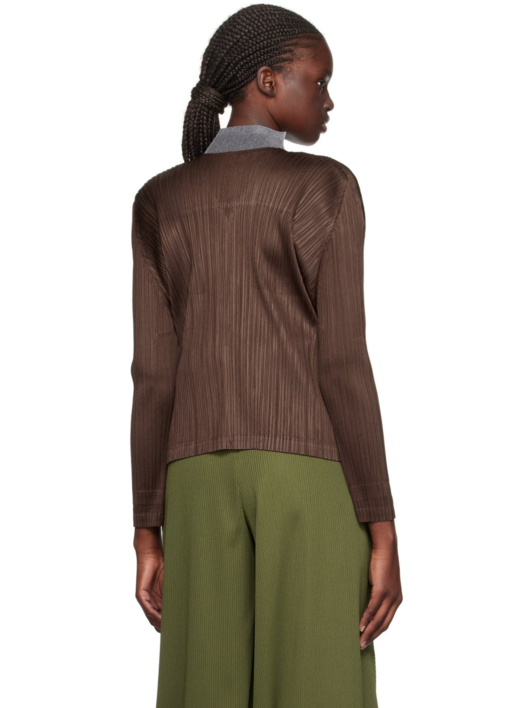 Brown Monthly Colors September Cardigan - 3