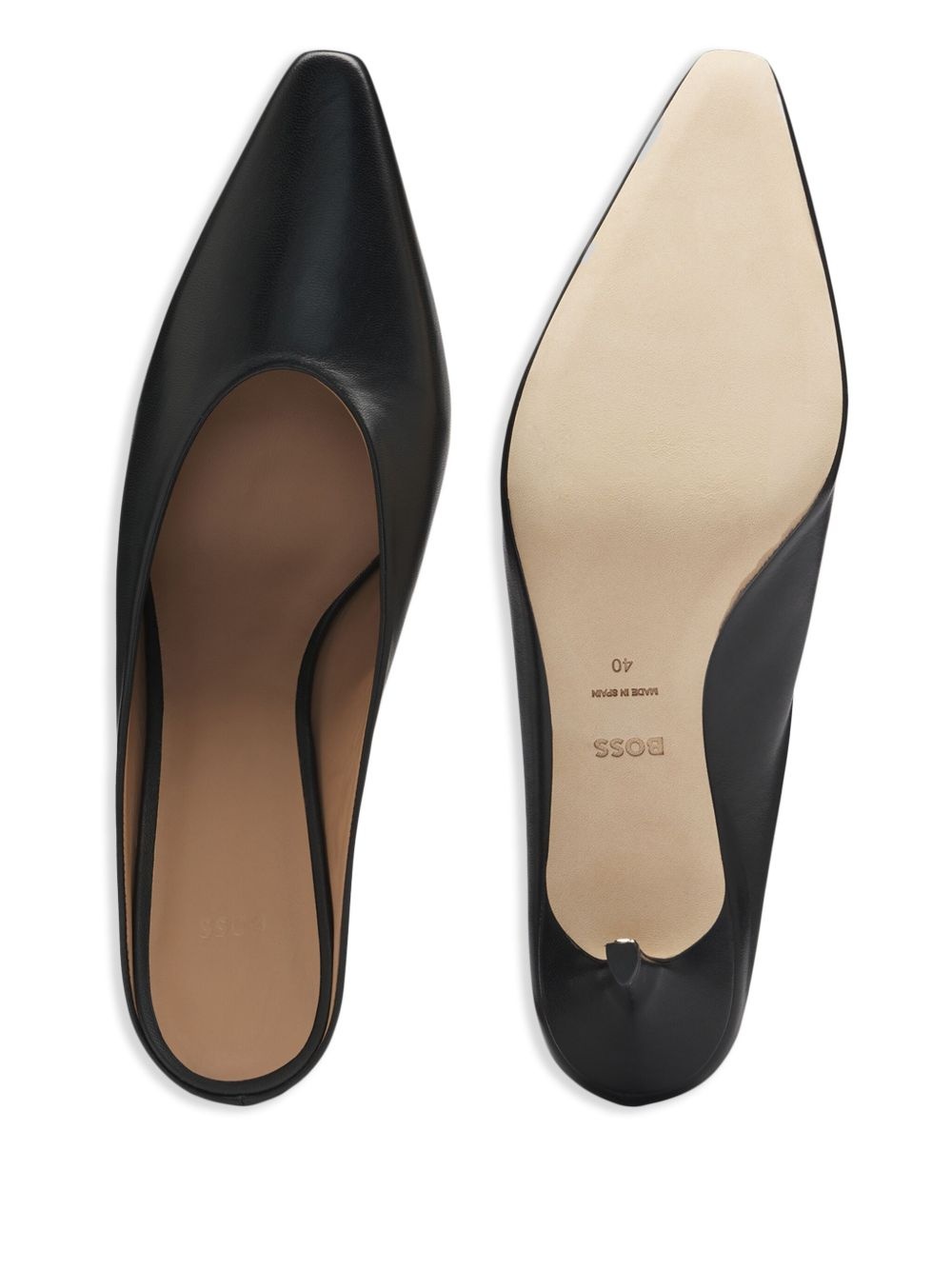 leather mules - 4