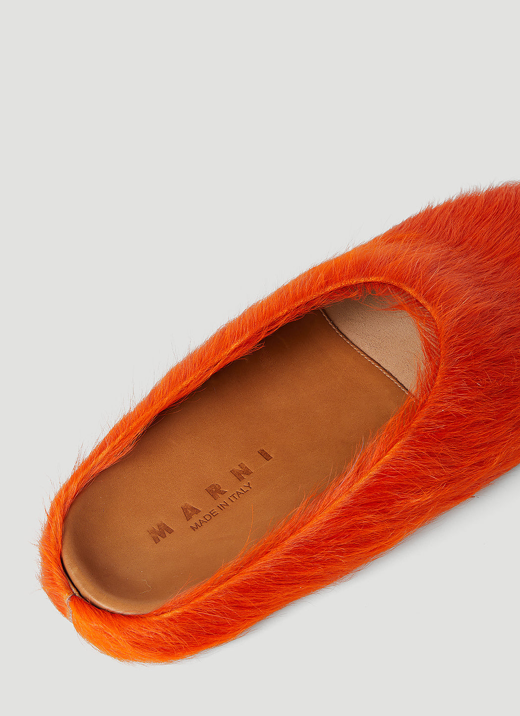 Marni Men Fussbett Sabot Hairy Mules - 6