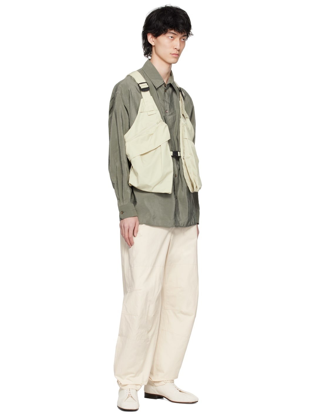 Off-White Maxi Trousers - 4