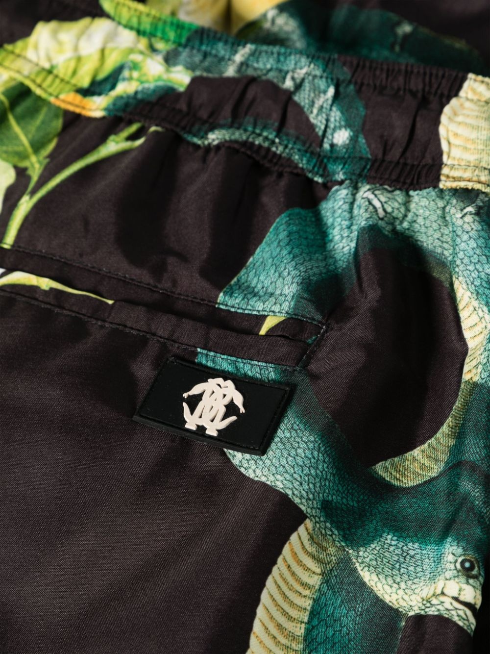 Tiger Tooth-detailed lemon-print swim shorts - 3