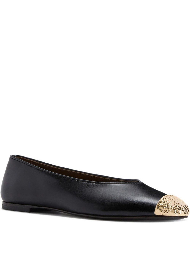 Georgia leather ballet flats 1