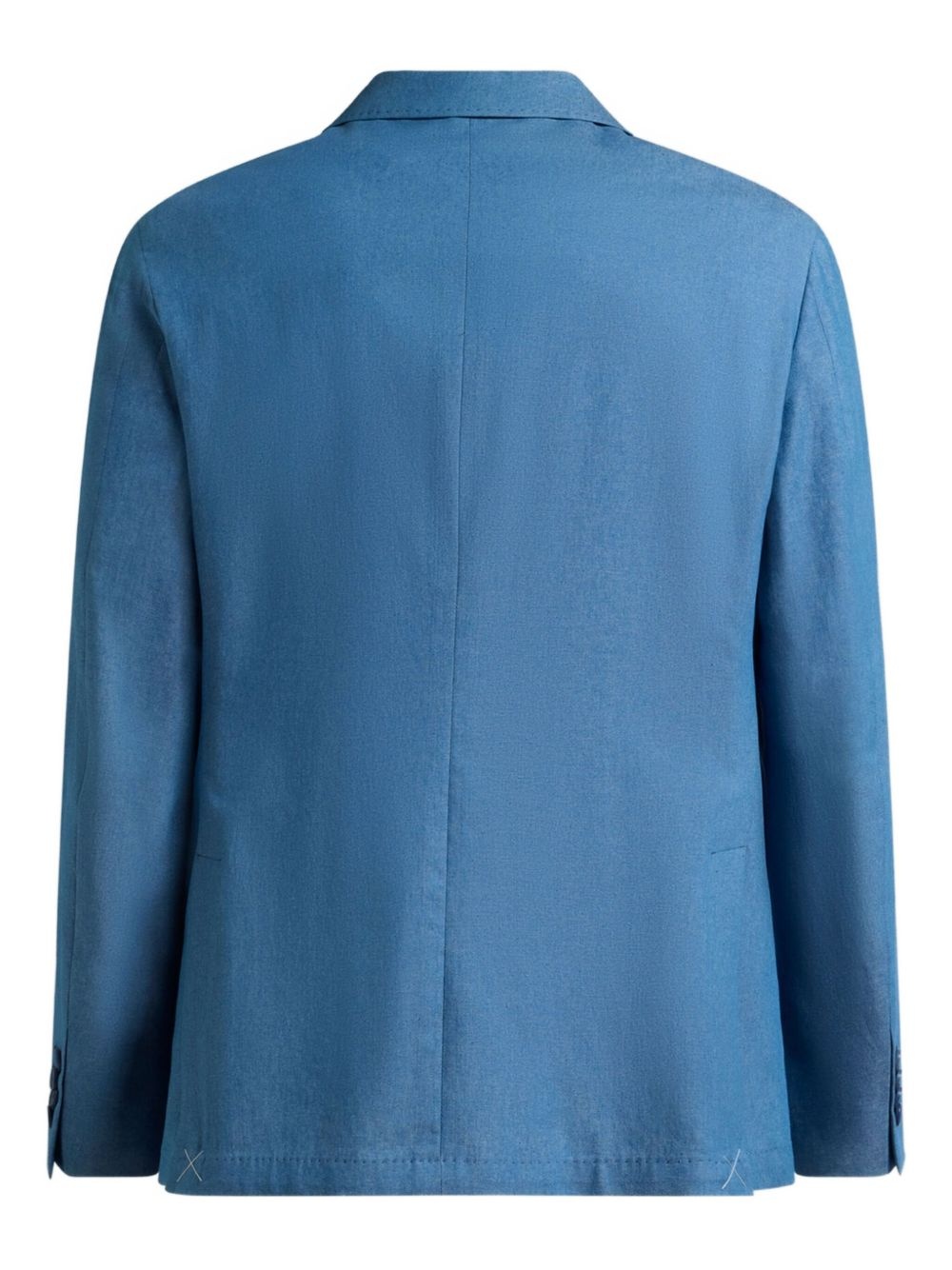 cotton single-breasted blazer - 5