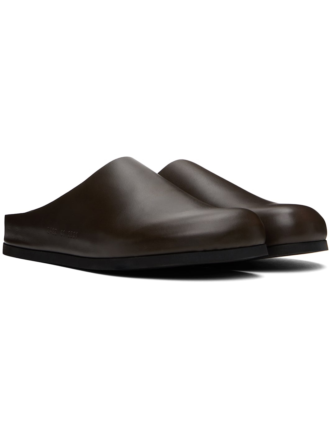 Brown Clog Loafers - 4