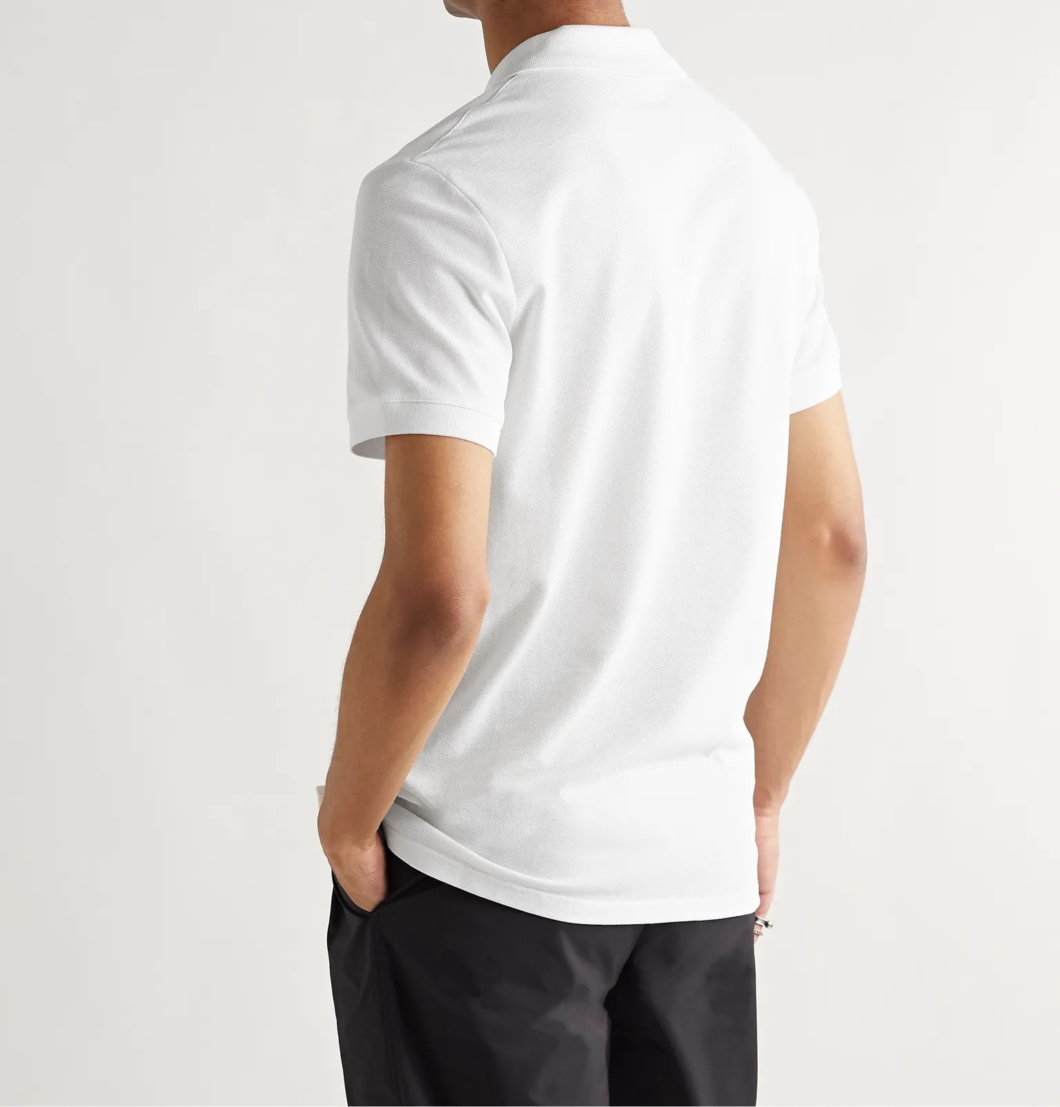 Embroidered Cotton-Piqué Polo Shirt - 4