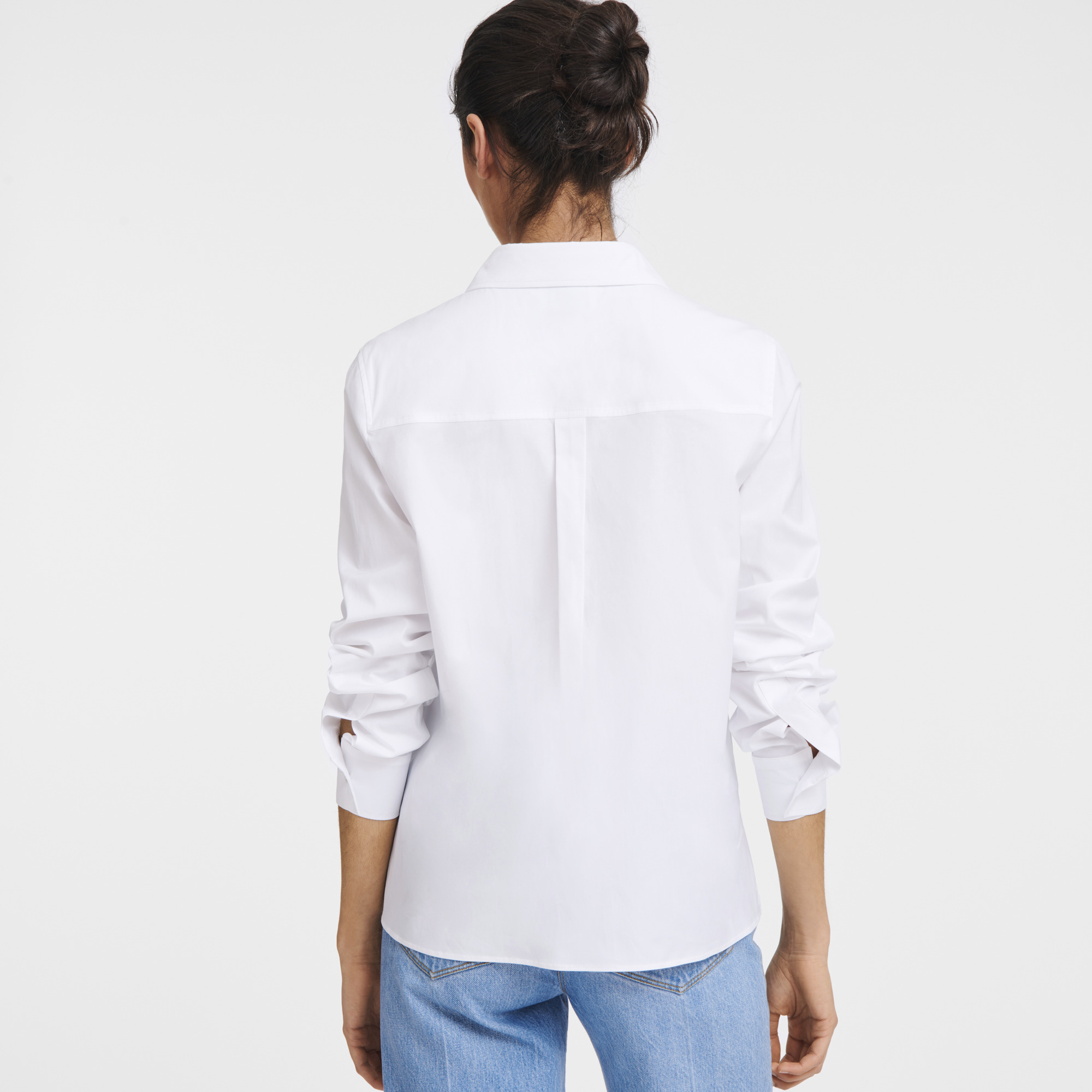 Shirt White - Popelin - 4