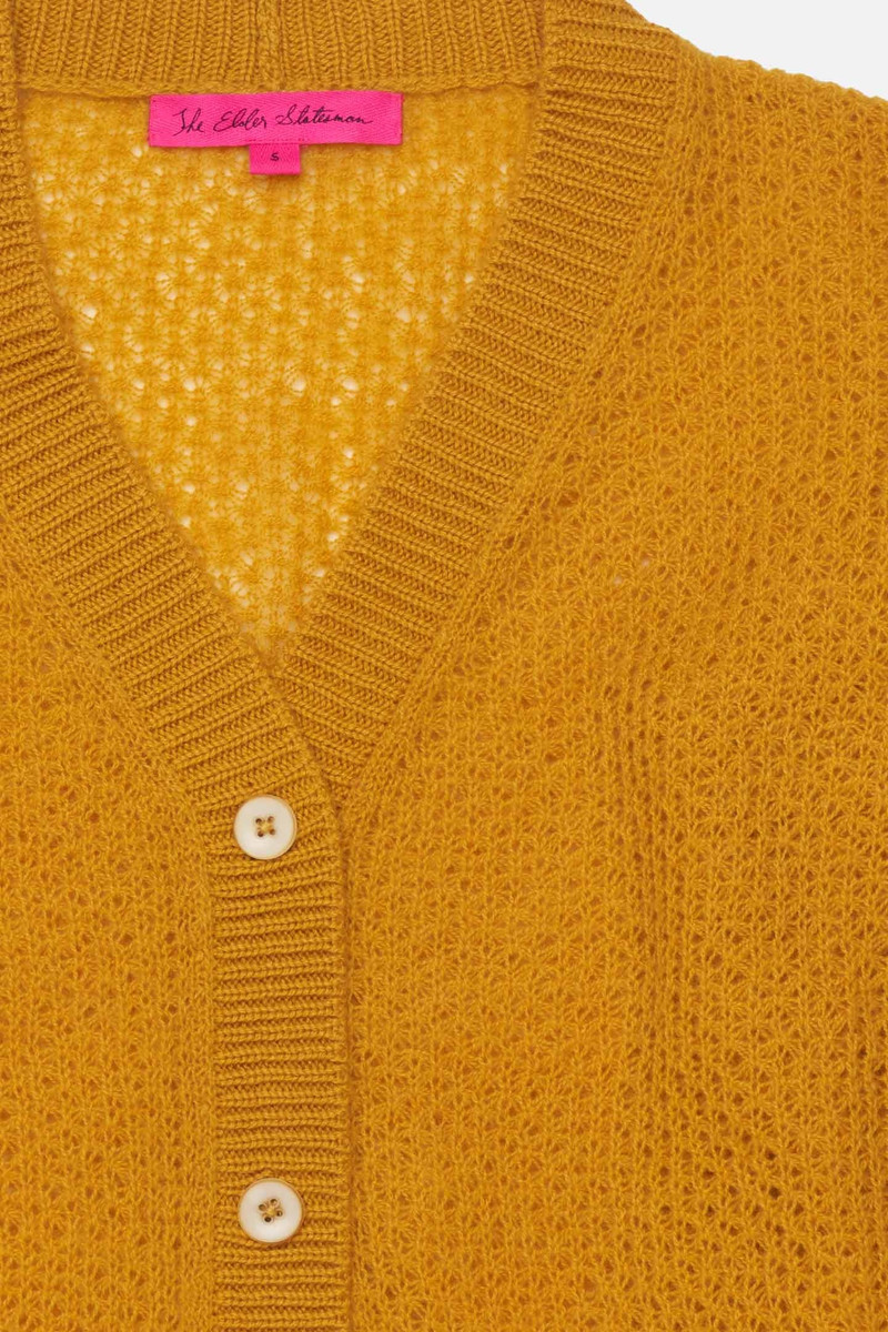 The Elder Statesman HINGED WOMEN'S BOXY CARDIGAN outlook