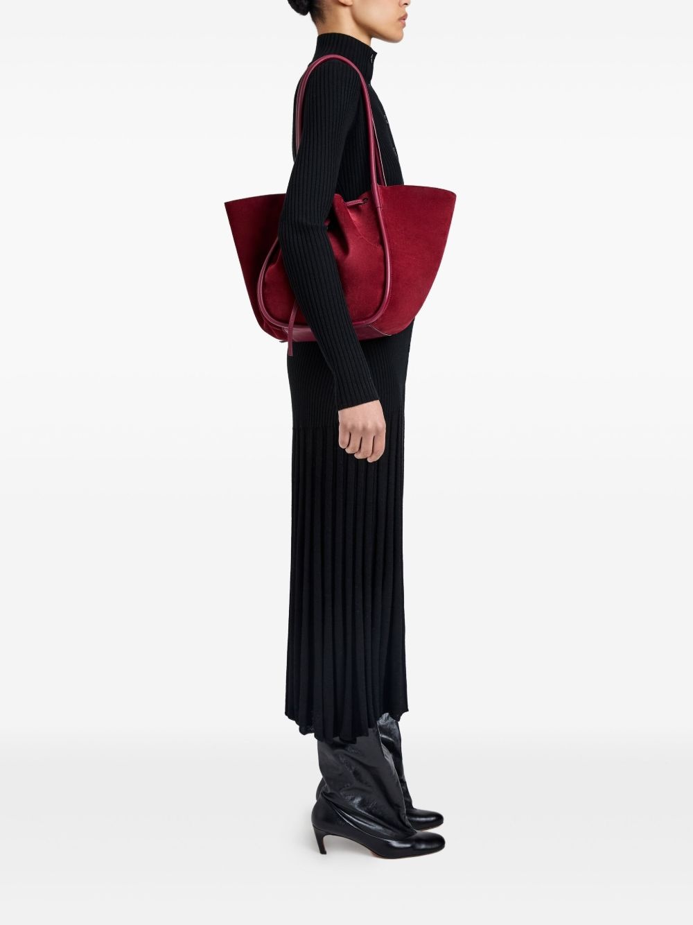 large Ruched tote bag - 2