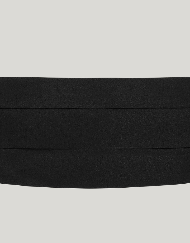 Canali BLACK SILK CUMMERBAND - EXTRA LARGE outlook
