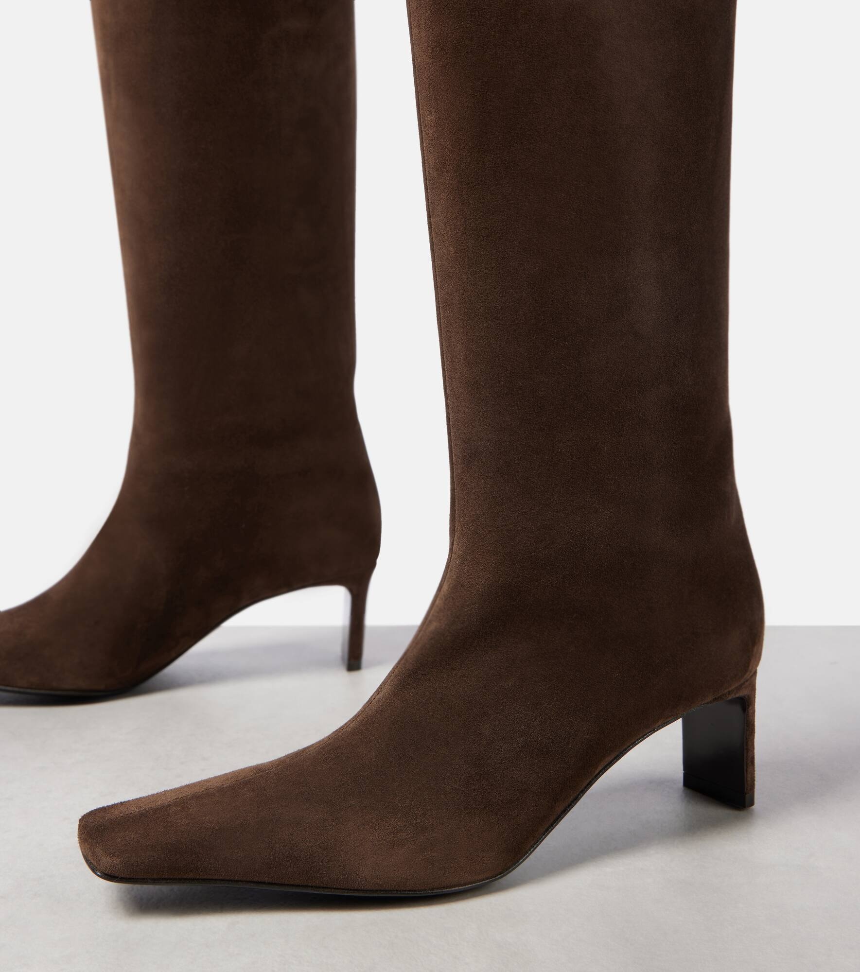 Ona 55 suede knee-high boots - 5