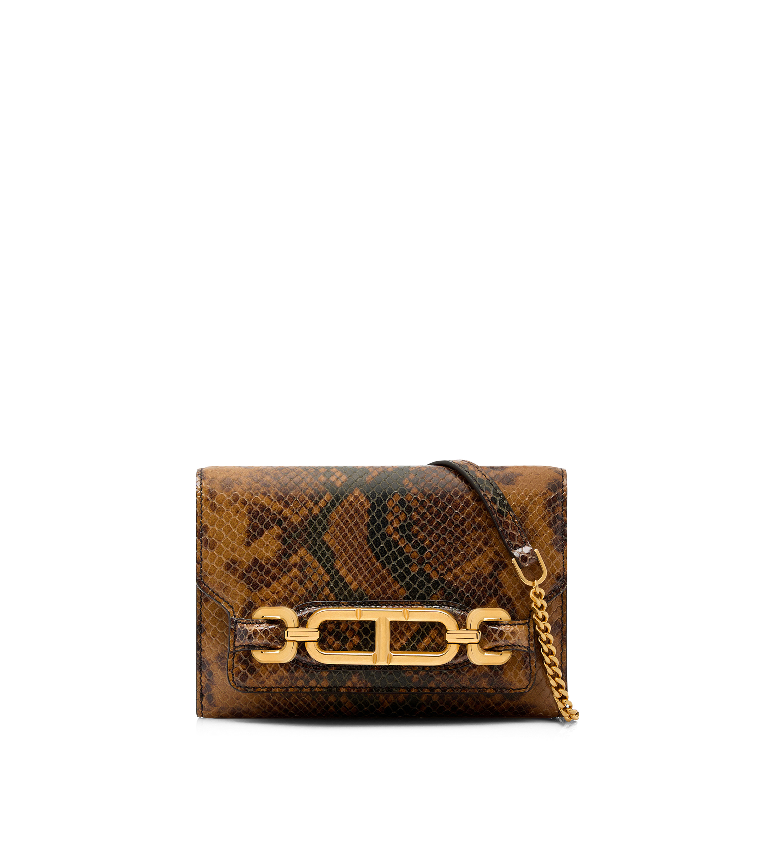 STAMPED PYTHON LEATHER WHITNEY MINI BAG - 1