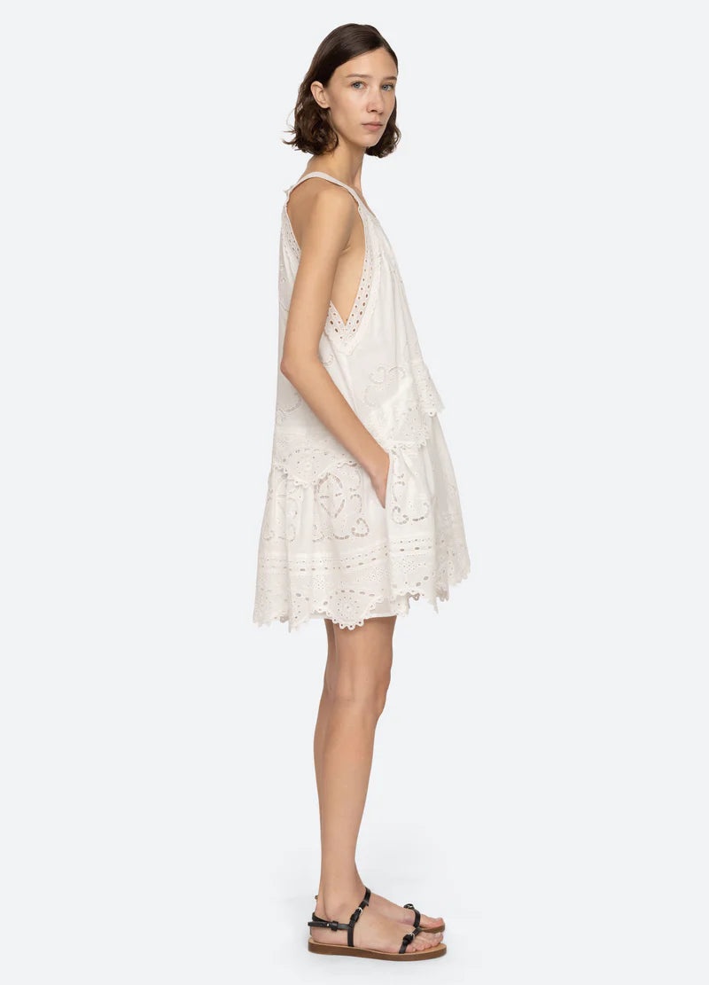 Dahlia Eyelet Tank Dress - 4