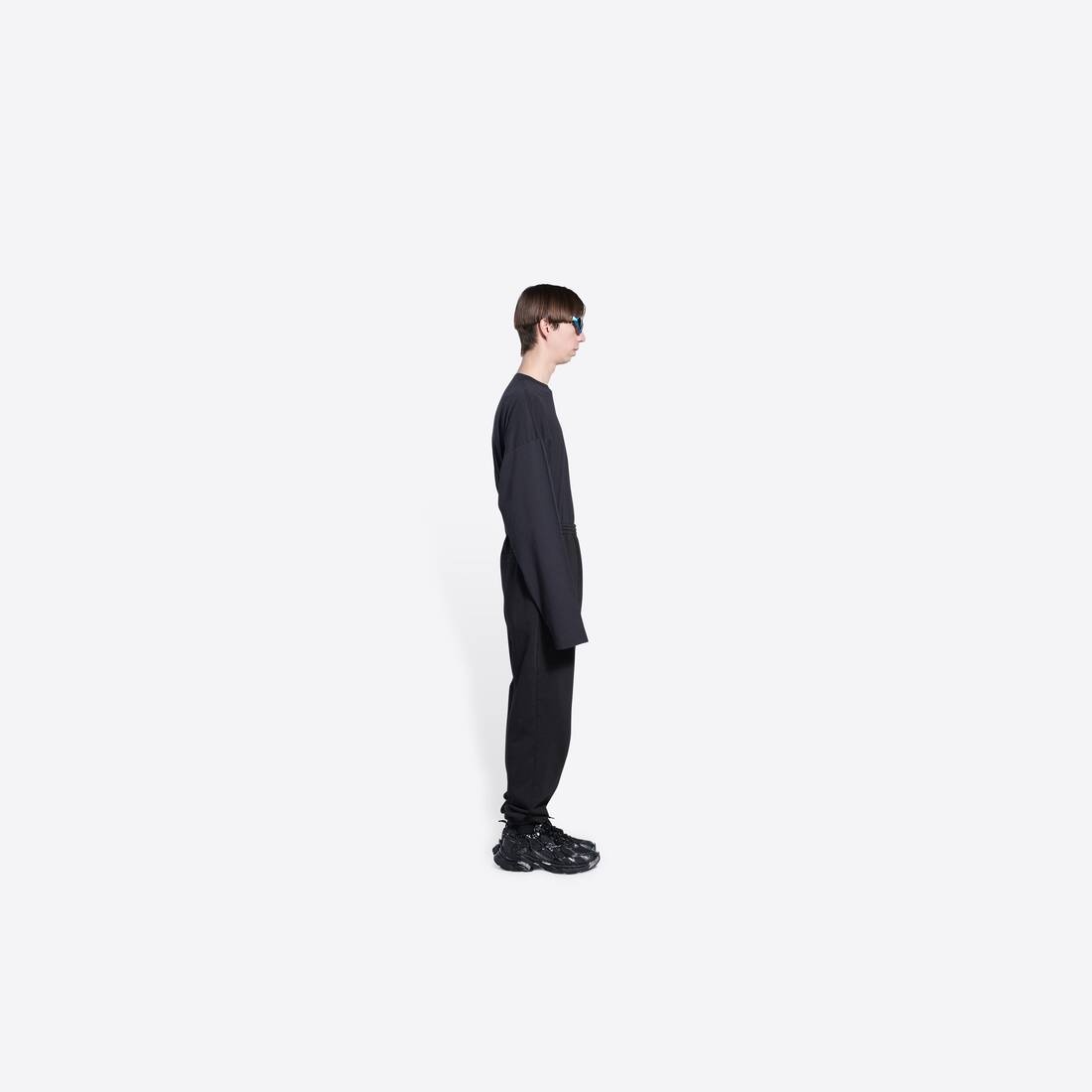 Men's Year Of The Tiger Stretch Knee Pants in Black - 2