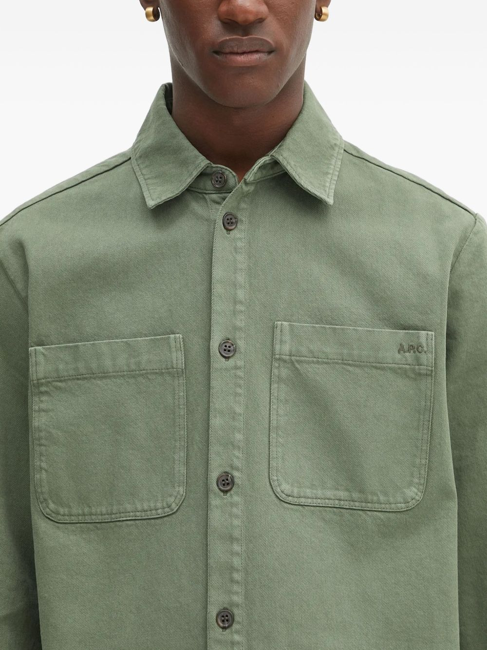 double-pocket long-sleeve shirt - 5