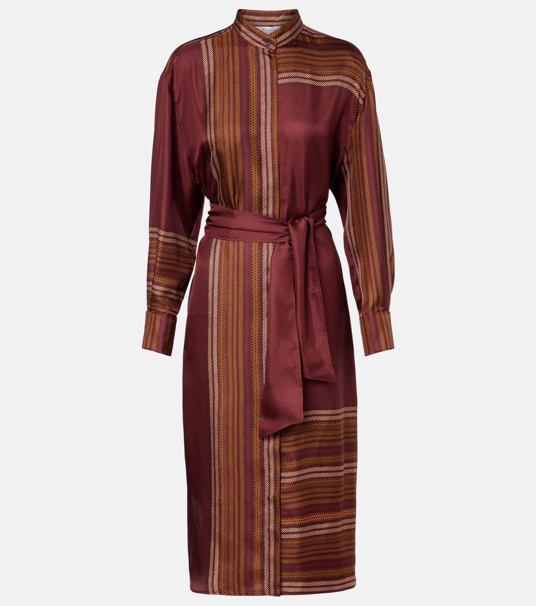 Pietre printed silk wrap dress - 1